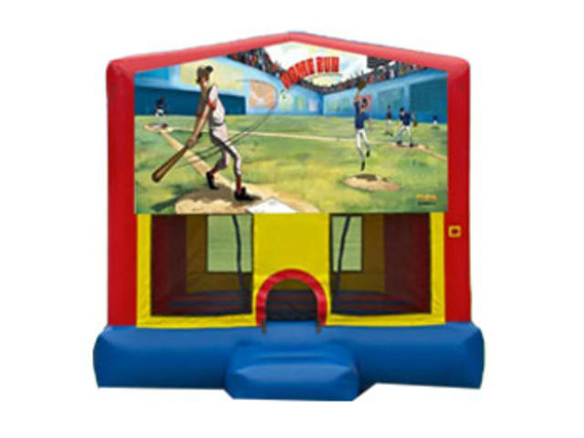 13 x 13 Baseball Bounce House Moonwalk
