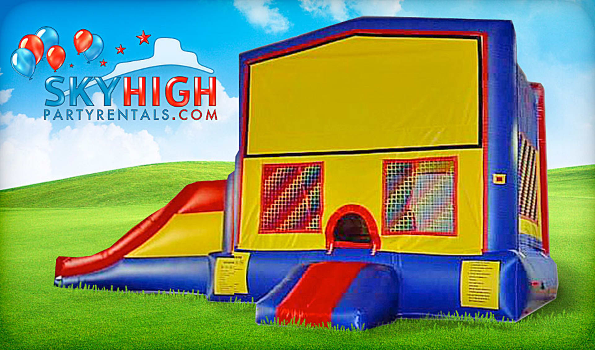 Inflatable Obstacle Module and Slide