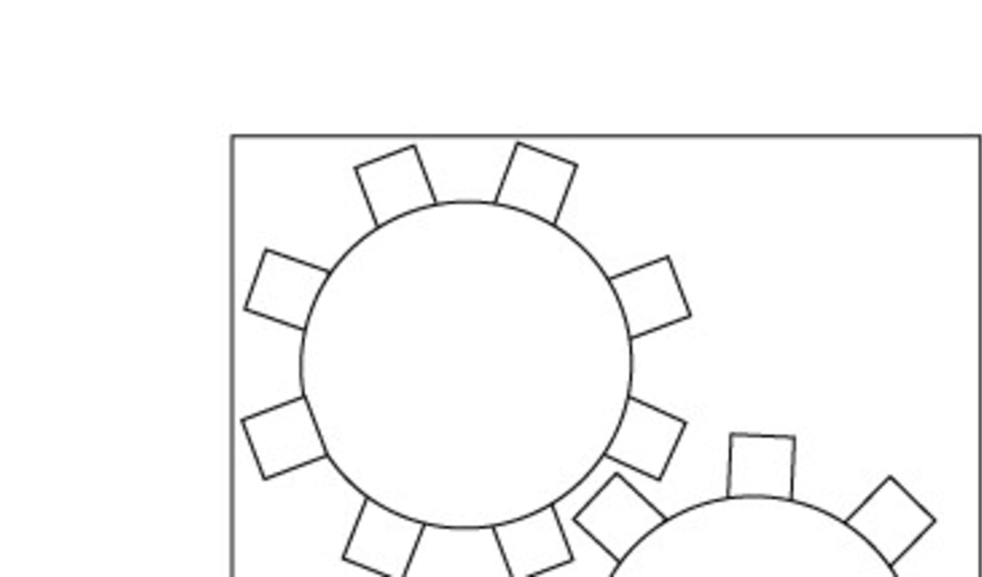 10 x 10 tent sample layout