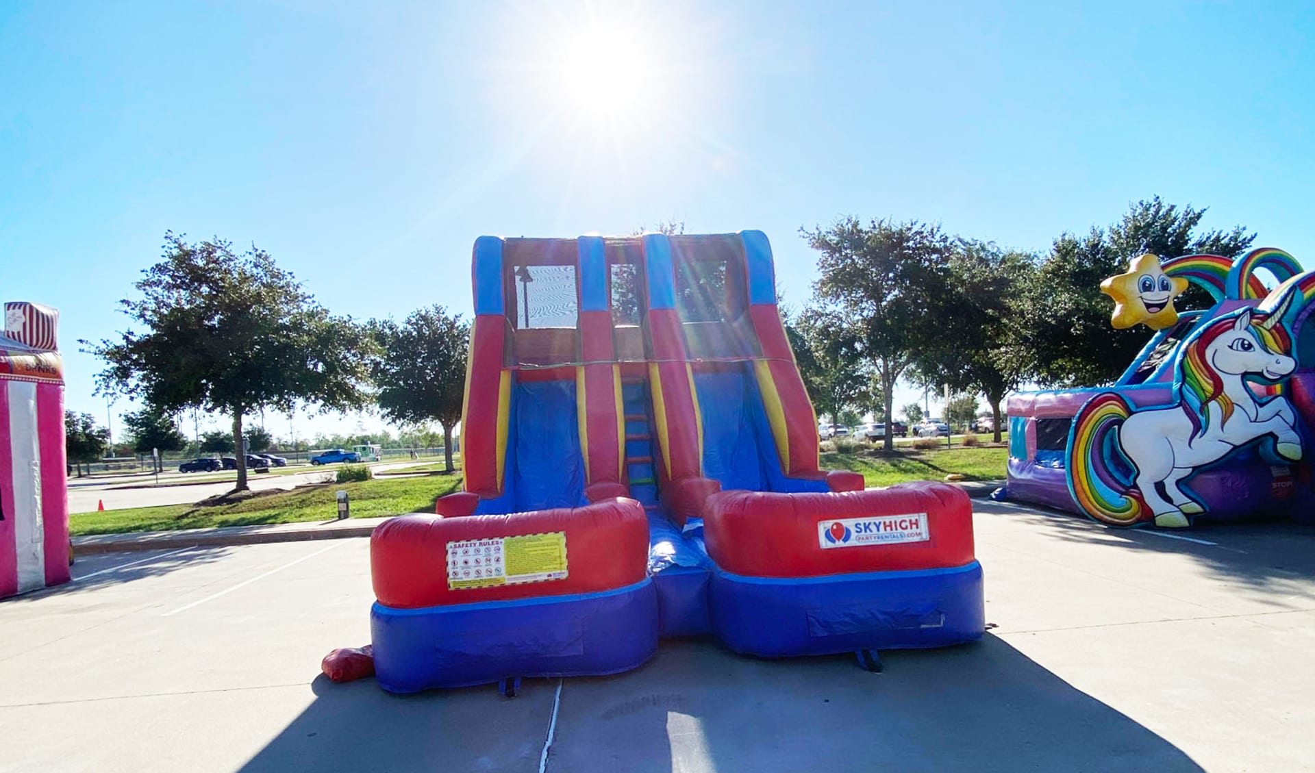 15ft Dual Lane Water Slide