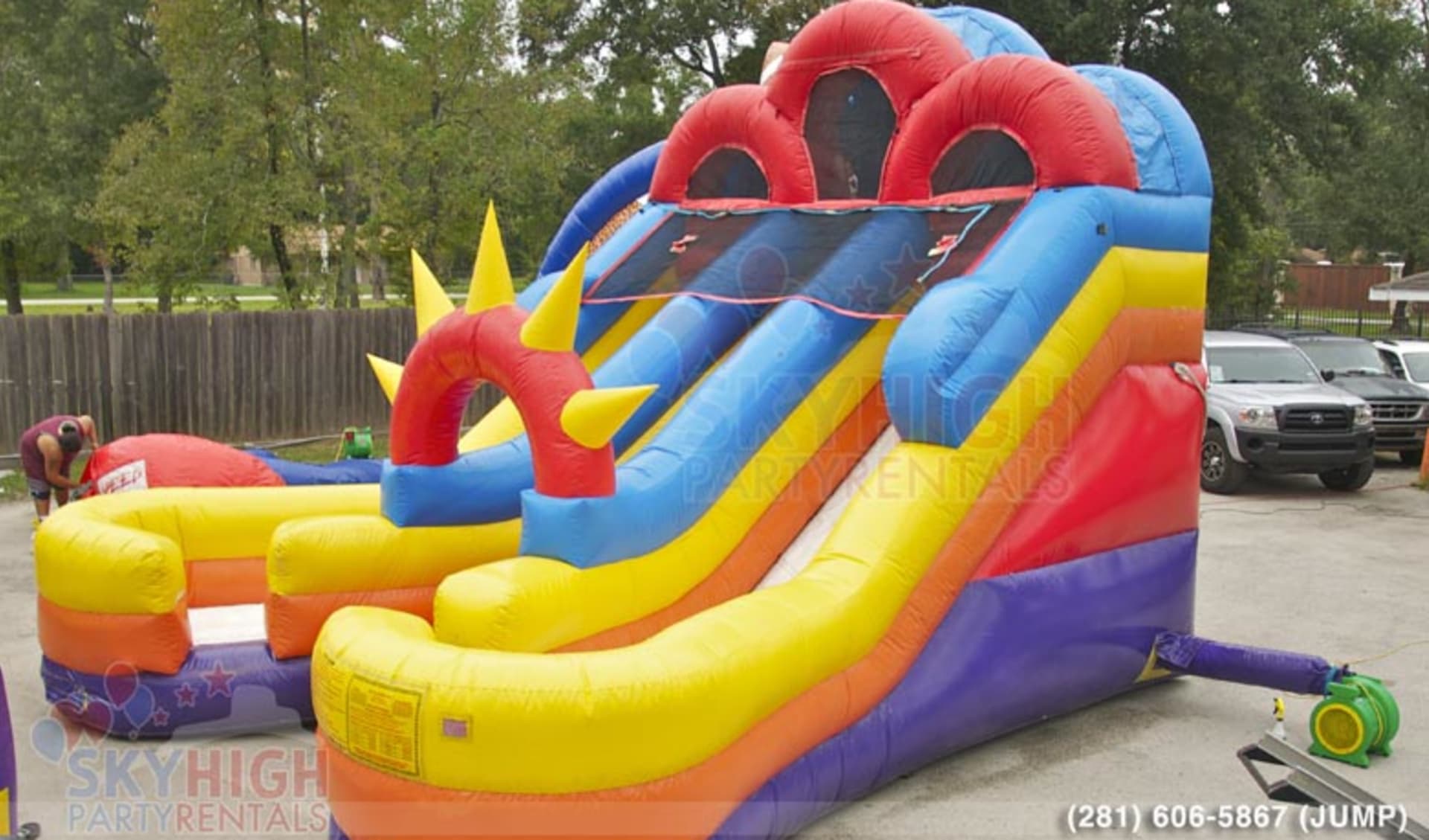 inflatable slides for rent Houston
