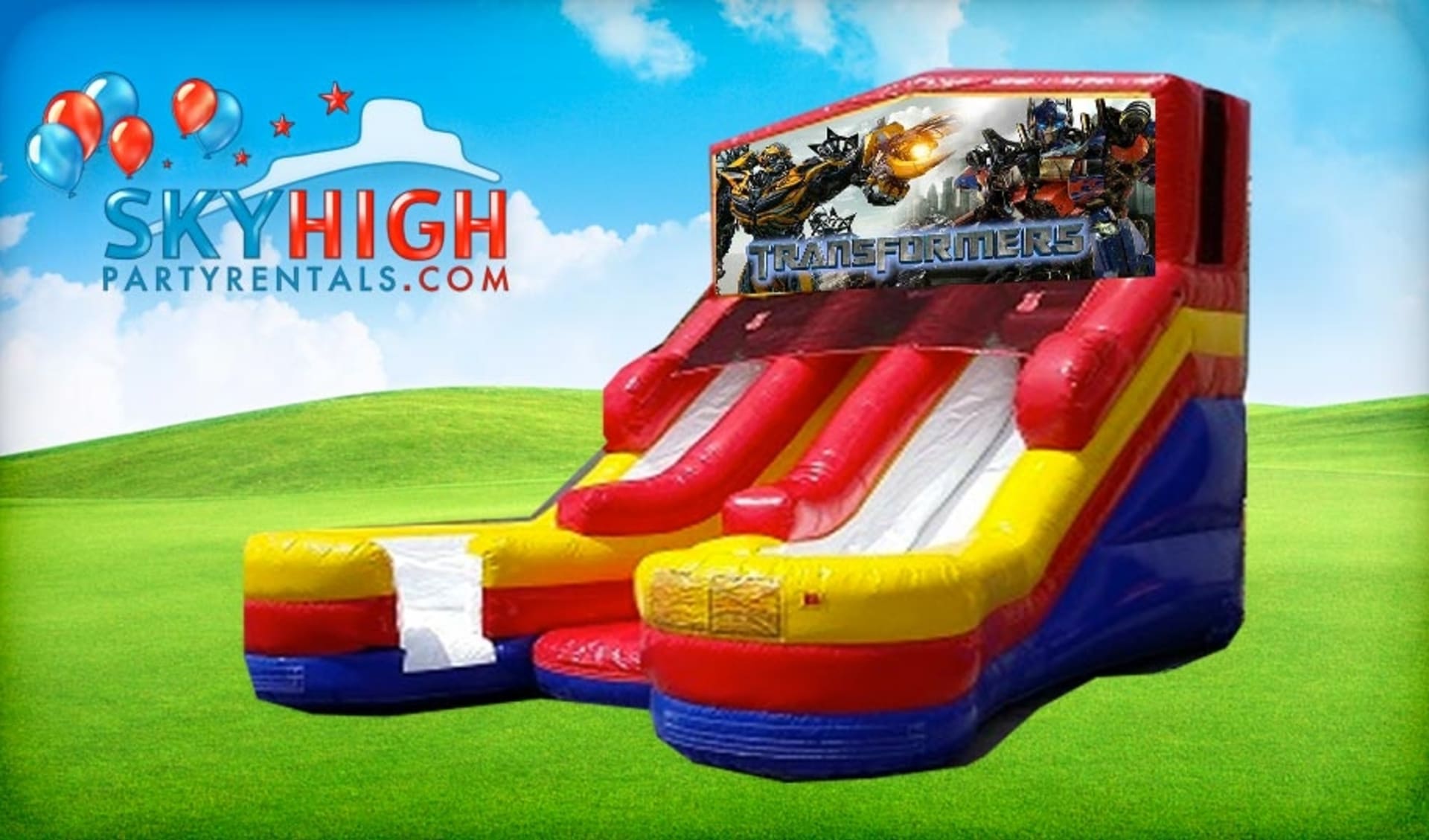 16ft Transformer (Wet/Dry) Slide Rentals