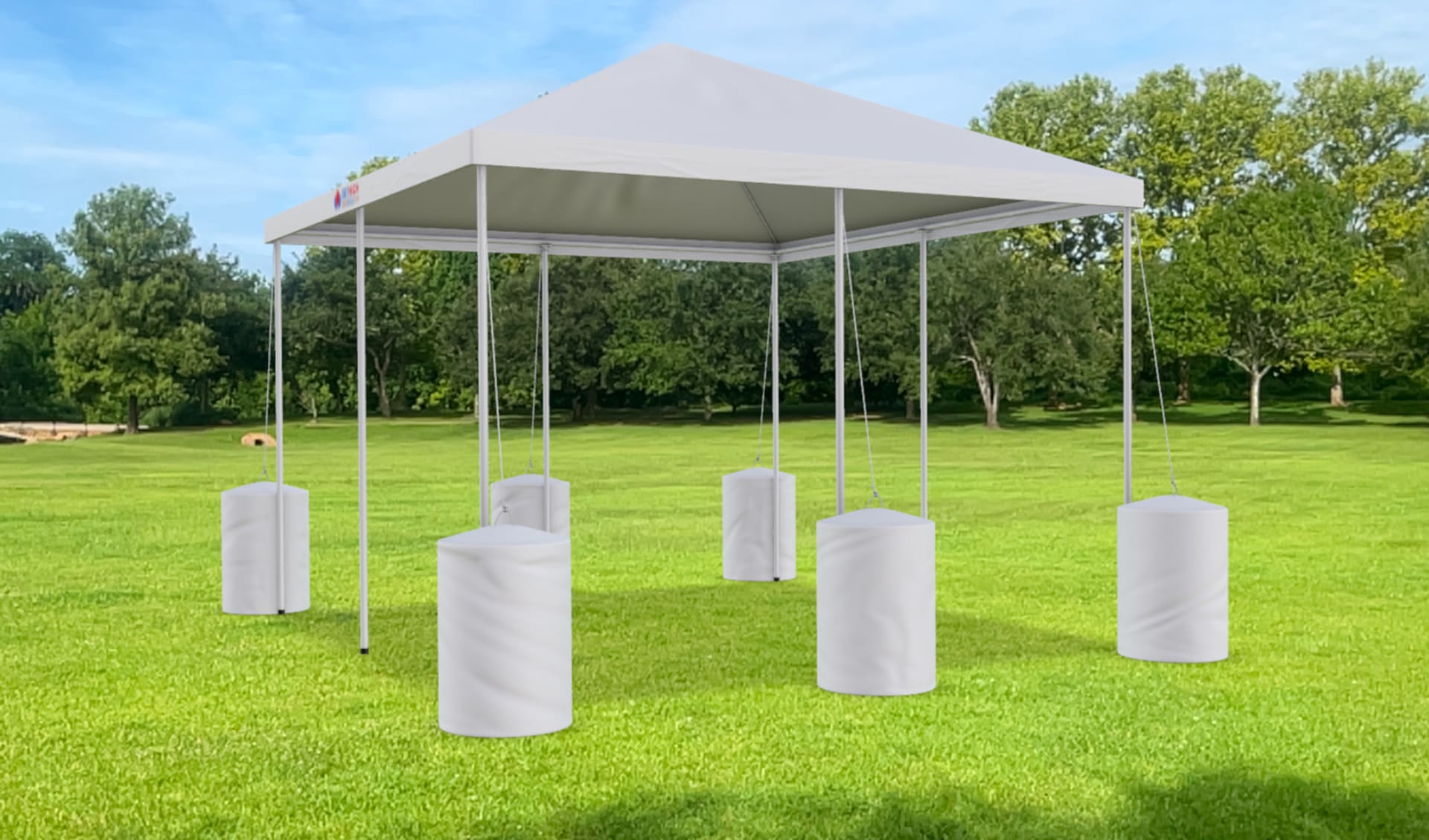 20ft x 20ft Frame Tent Rentals on Grass