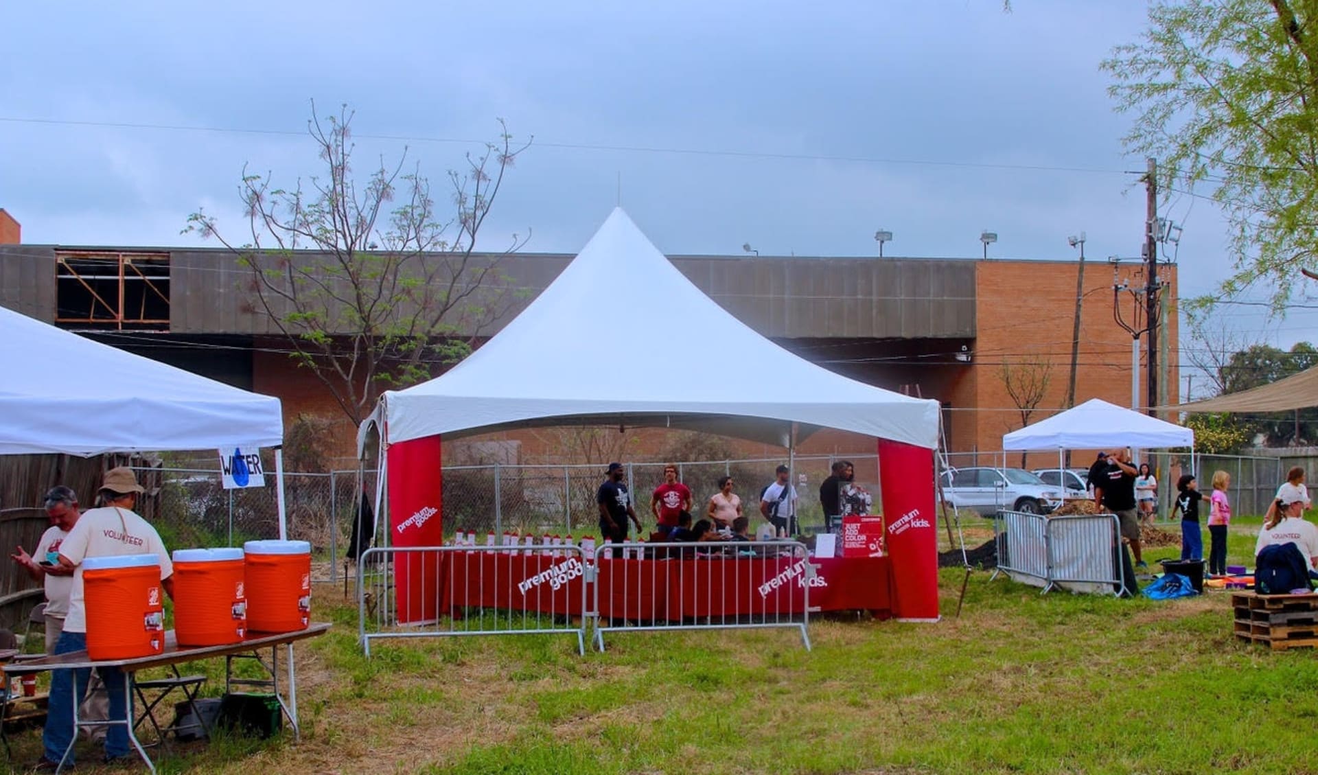 20ft x 20ft High Peak Tents for rent