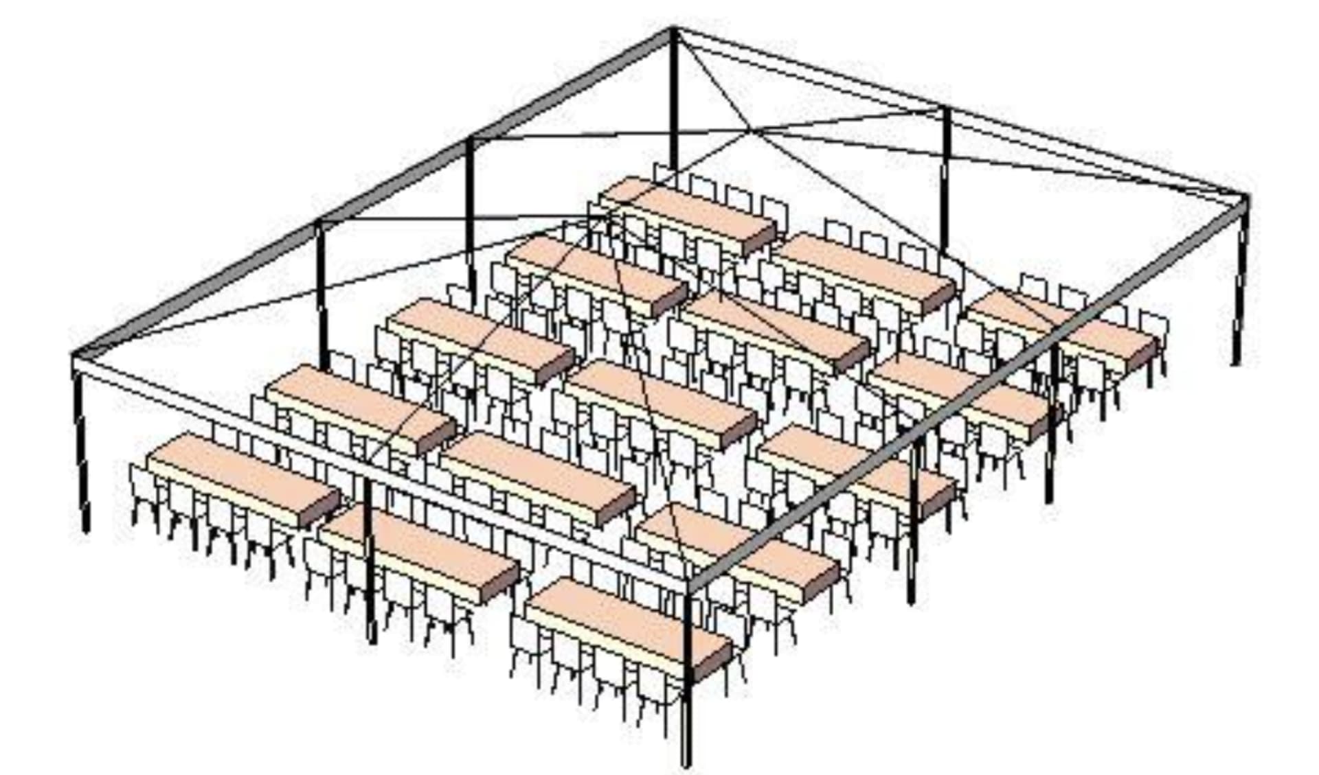 30 x 40 tent package