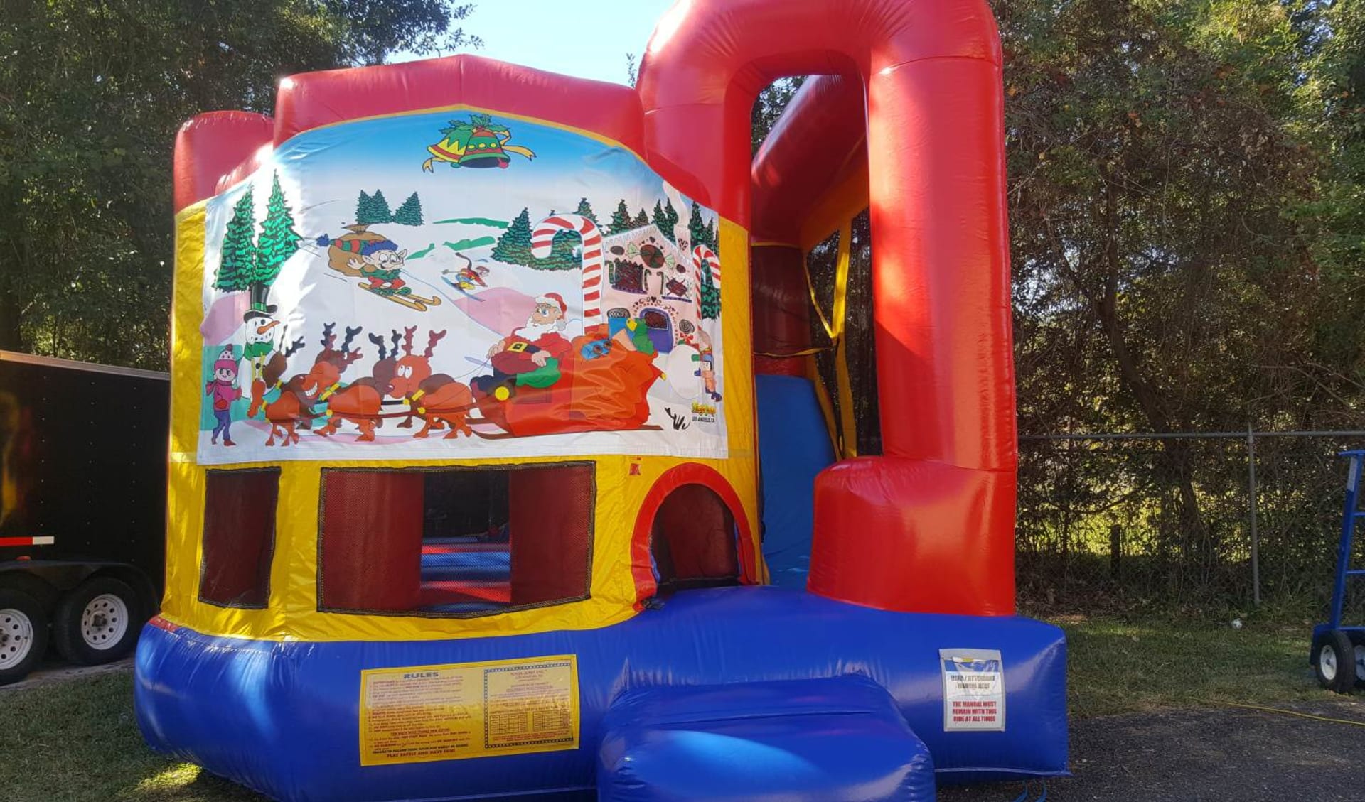 4in1 Christmas Bounce House Moonwalk Rentals