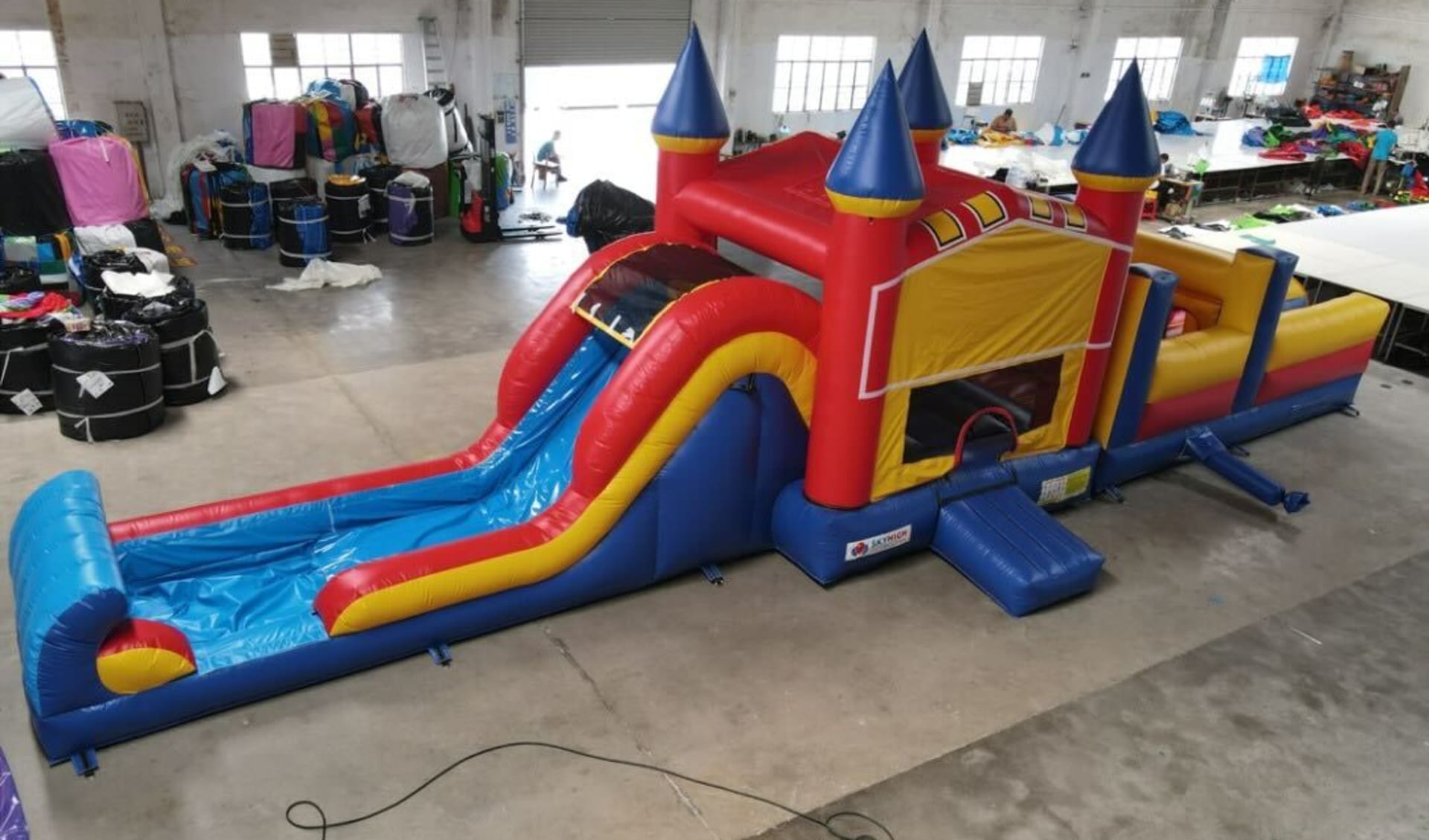 50ft Trolls Bounce House Obstacle Course
