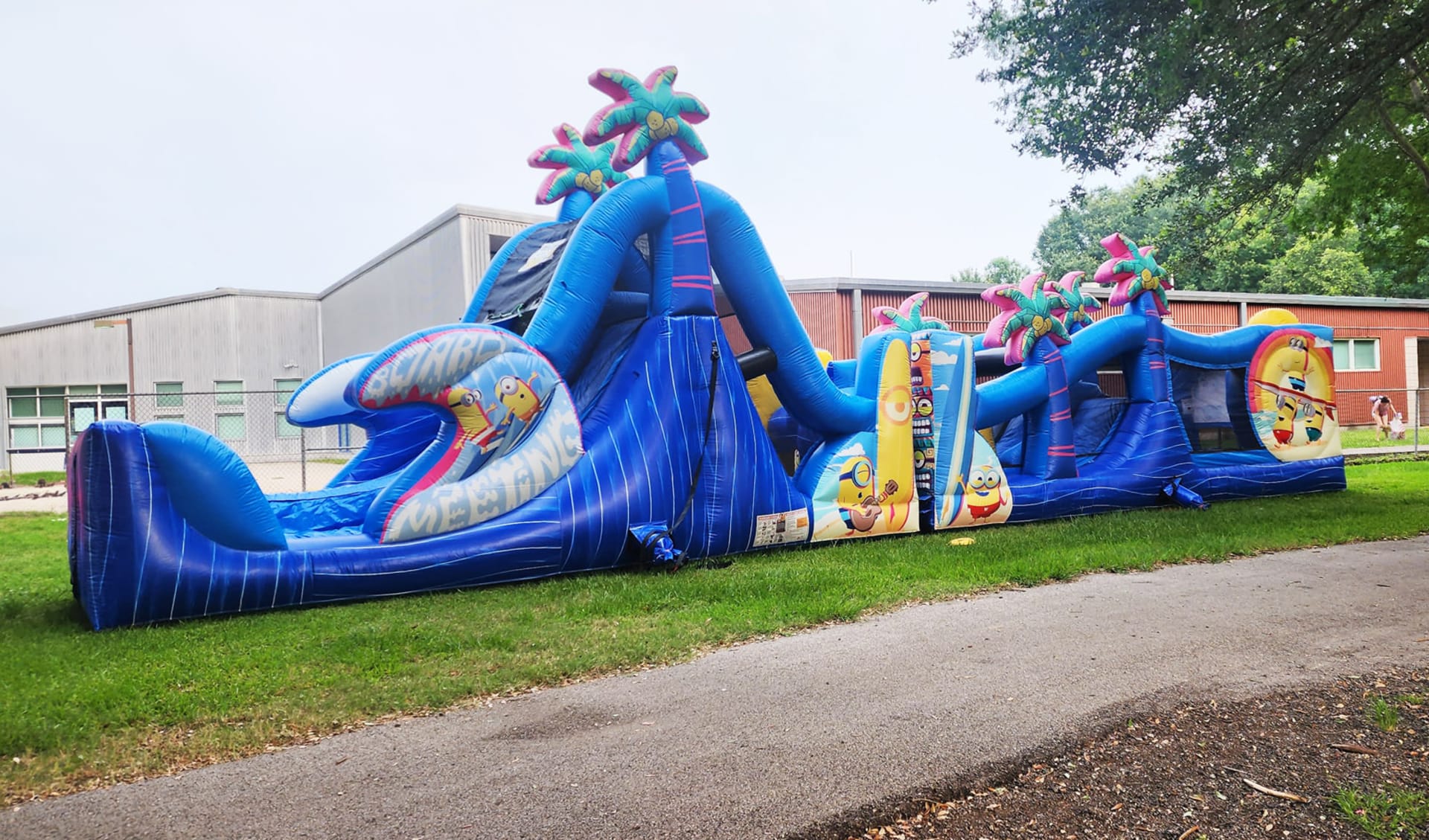 Minions Obstacle Course Side View Festivals