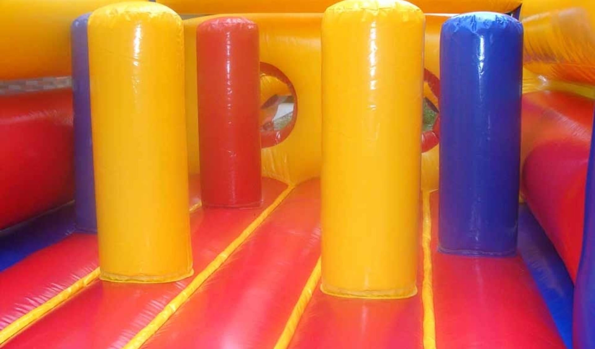 50ft Bounce House Obstacle Course Popups