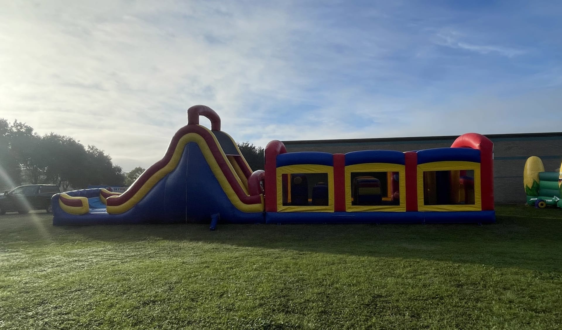 60ft Obstacle Course at School