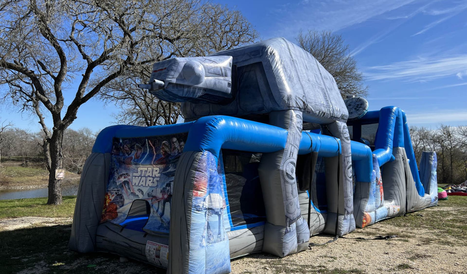 50ft Star Wars Inflatable Obstacle Course Rental