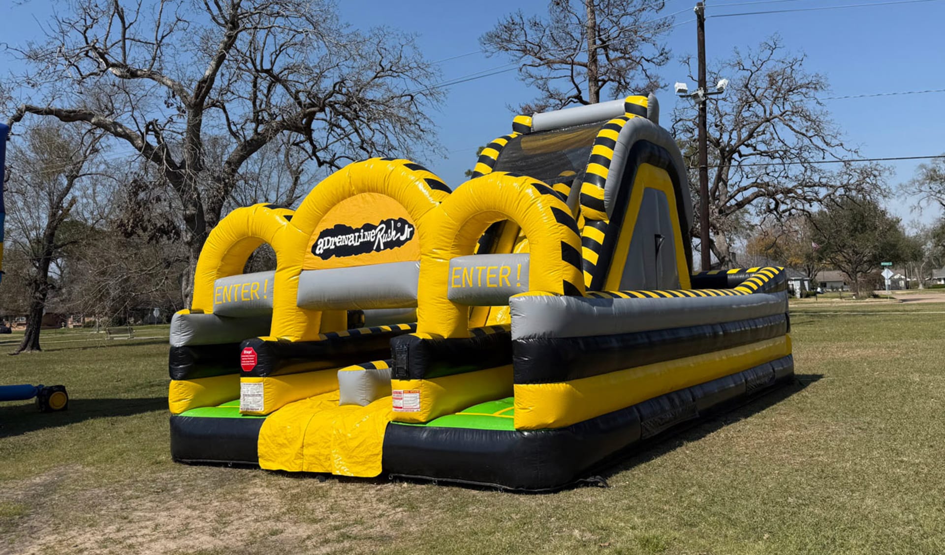 Adrenaline toxic Obstacle Course Bounce house