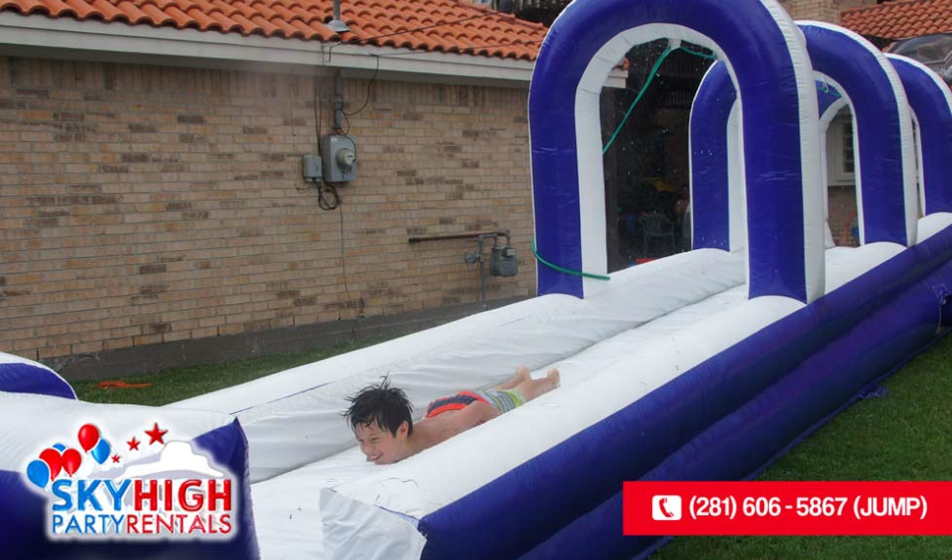 Children's water slide