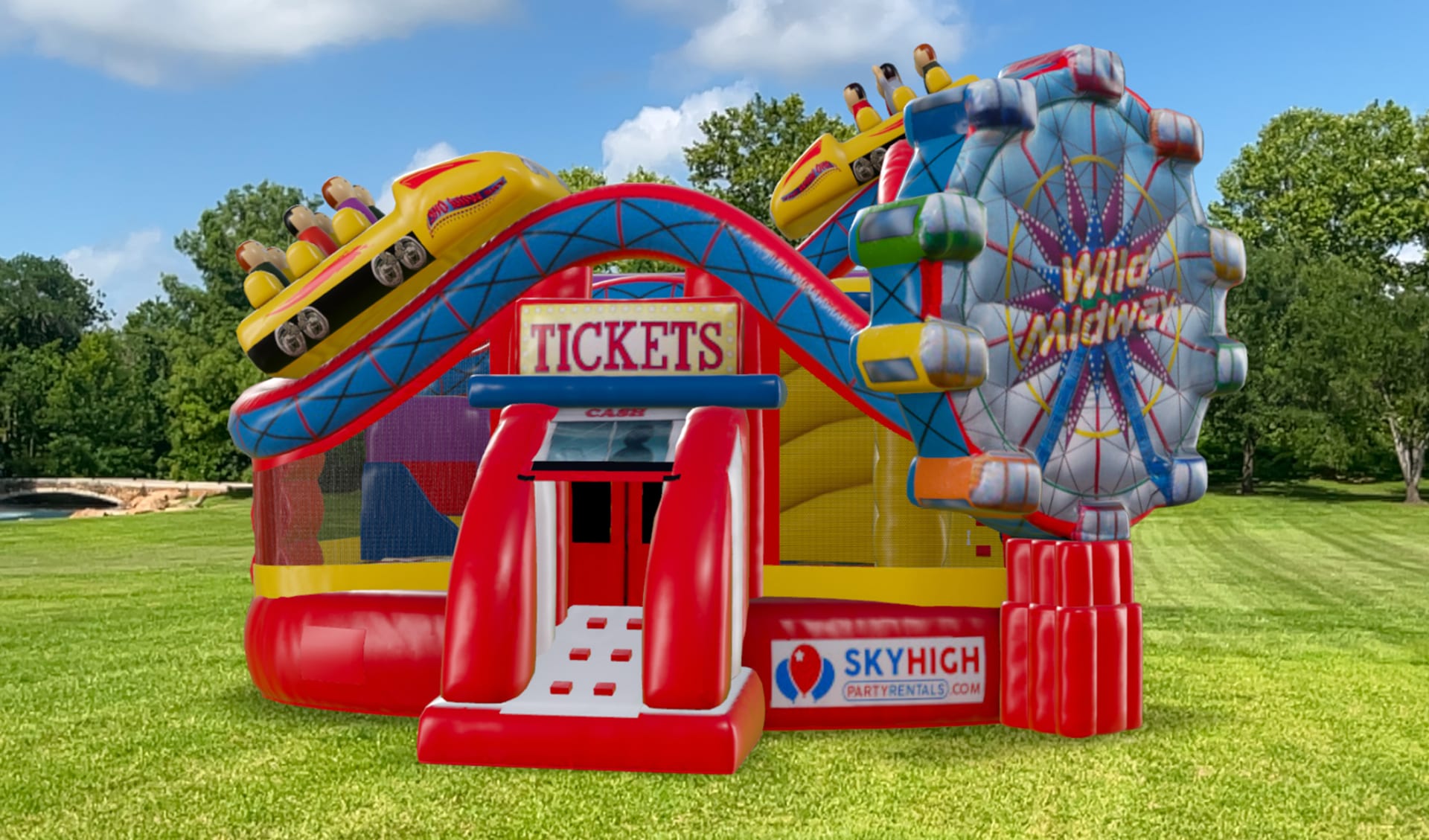 Amusement Park Toddler Bounce House Soft Play Rentals