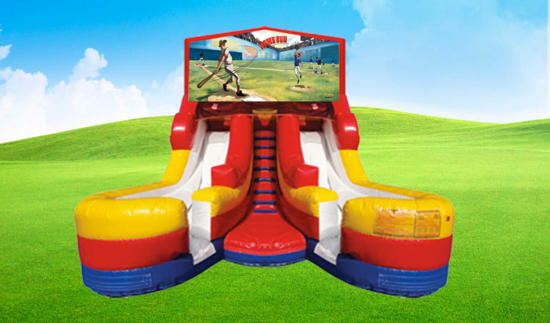 Double Lane Baseball Slide Rental