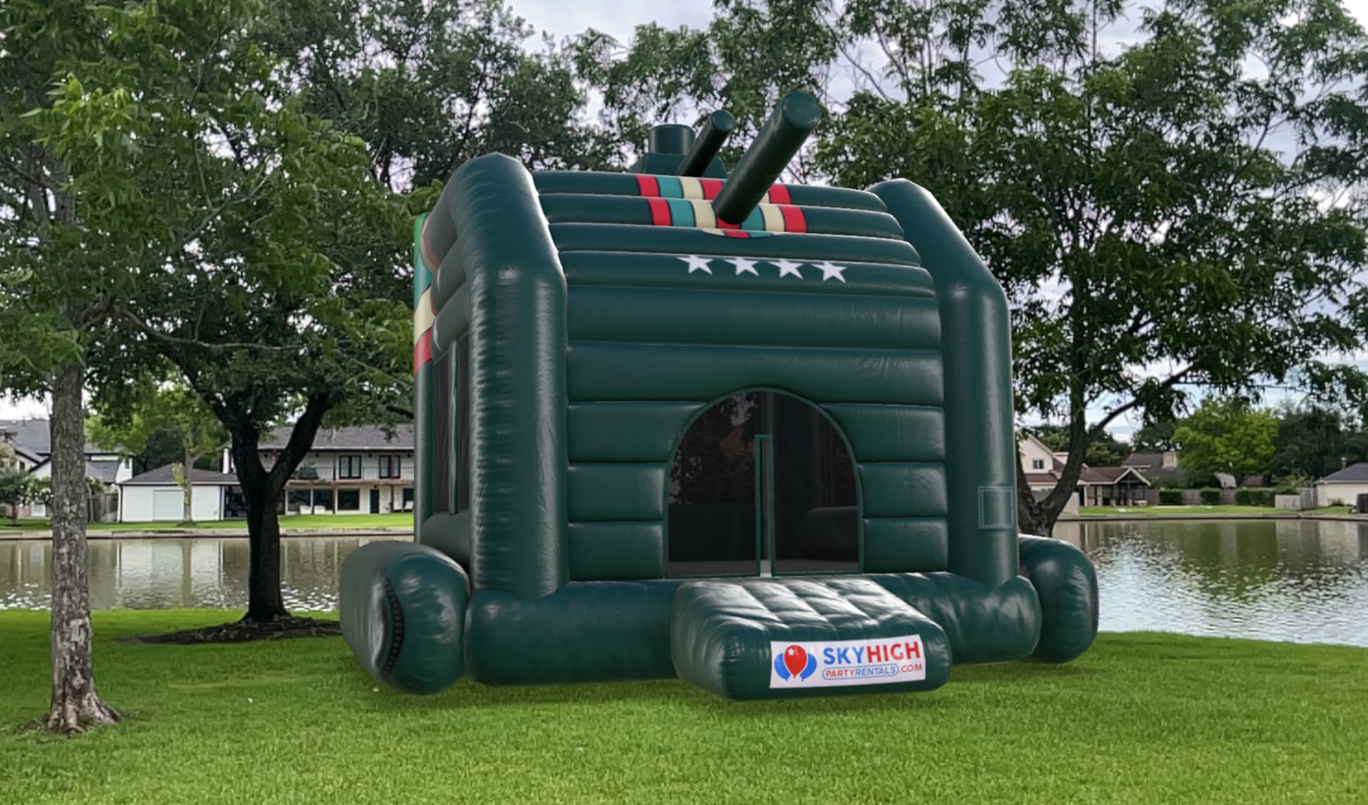 Tank Themed Bounce House Moonwalk Rentals