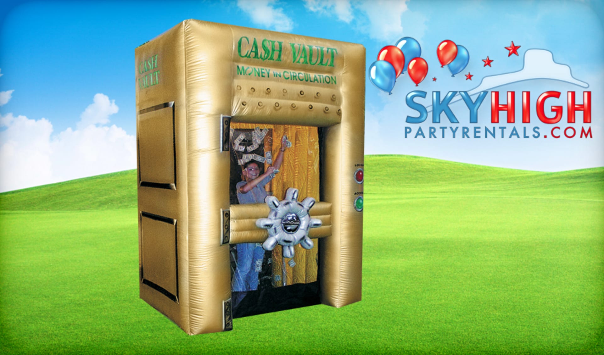 Cash Vault Inflatable Rental