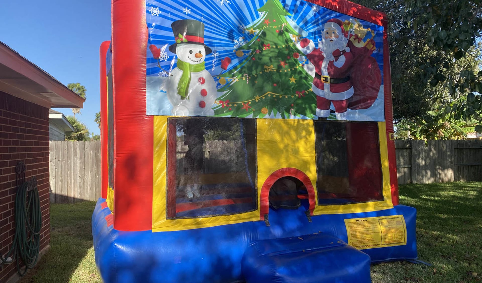 Christmas Themed Bounce House