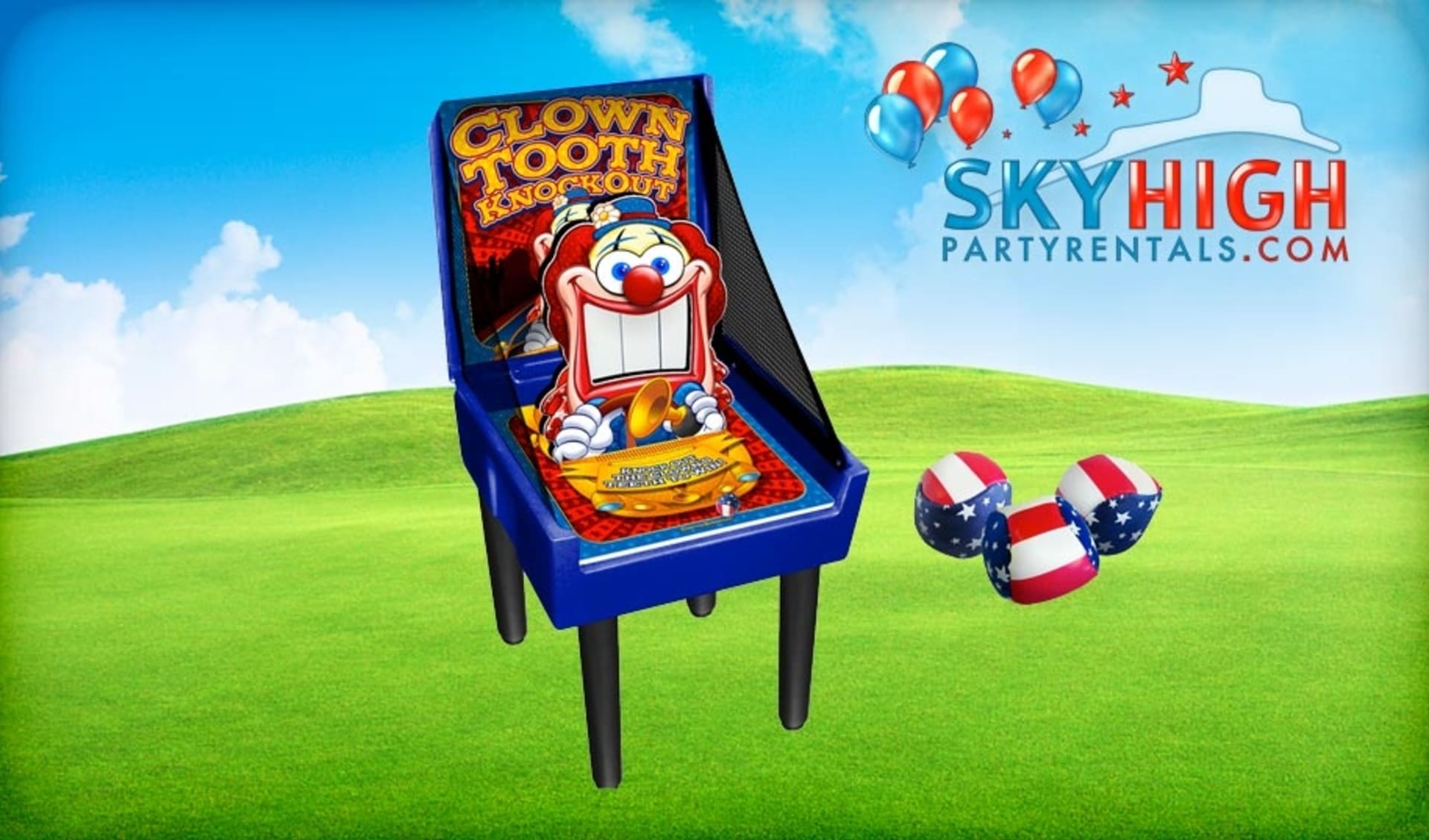 Clown Teeth Carnival Game