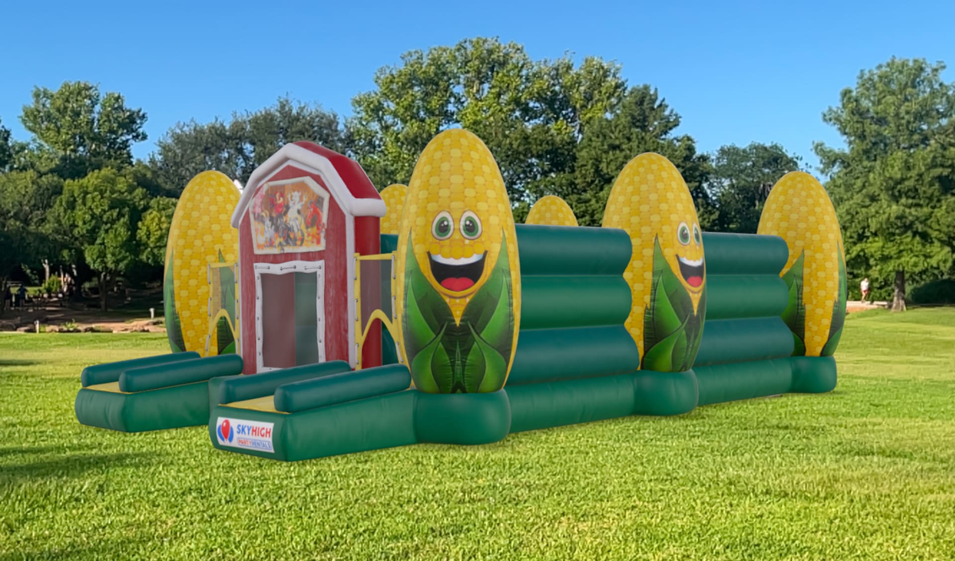 Corn Maze Obstacle Course For Rent