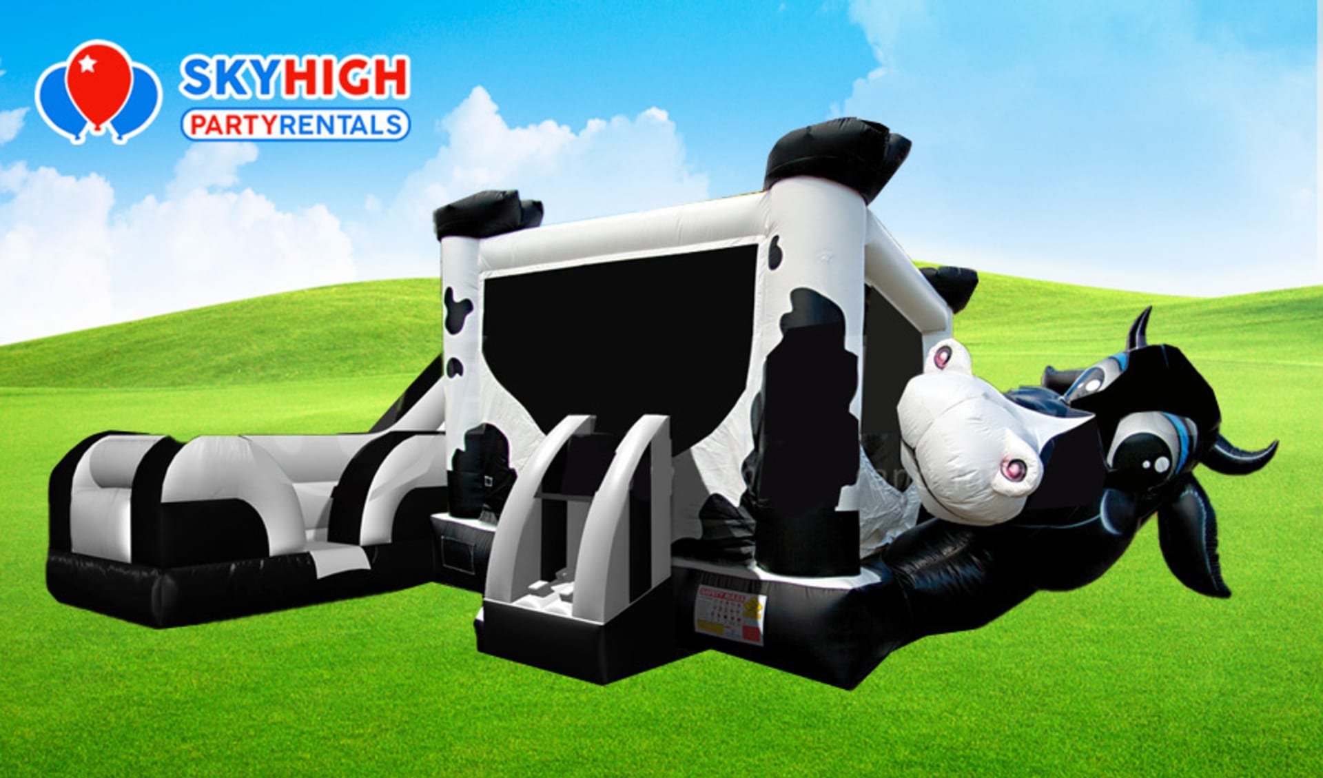 Cow Belly Bouncer Combo Rental