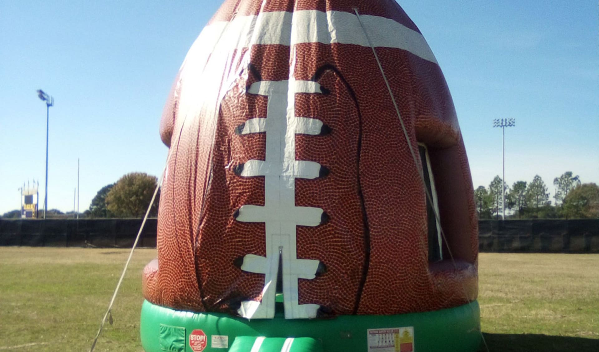 Football bounce house 