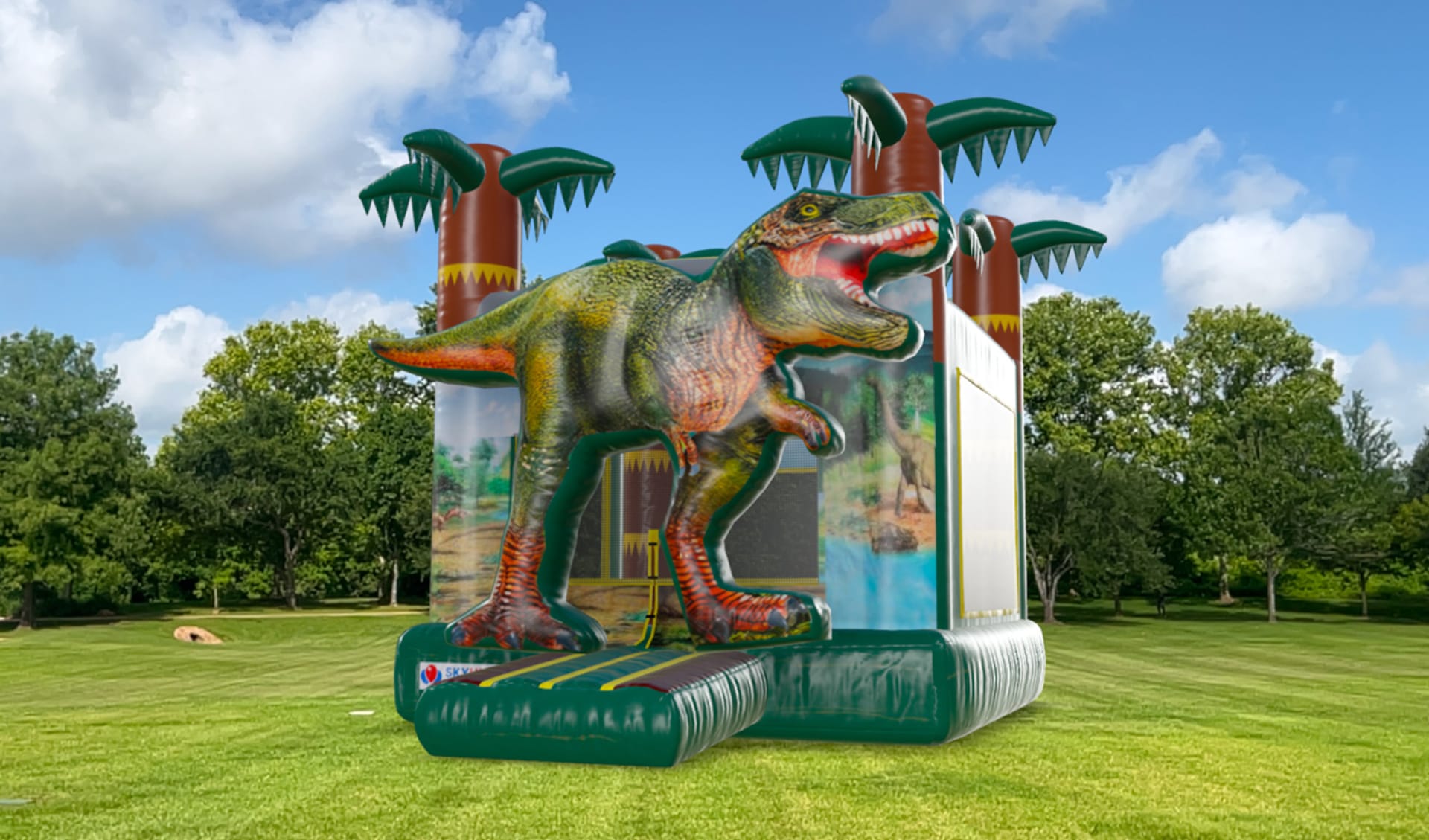 T-Rex Dinosaur Bounce House Party Rentals
