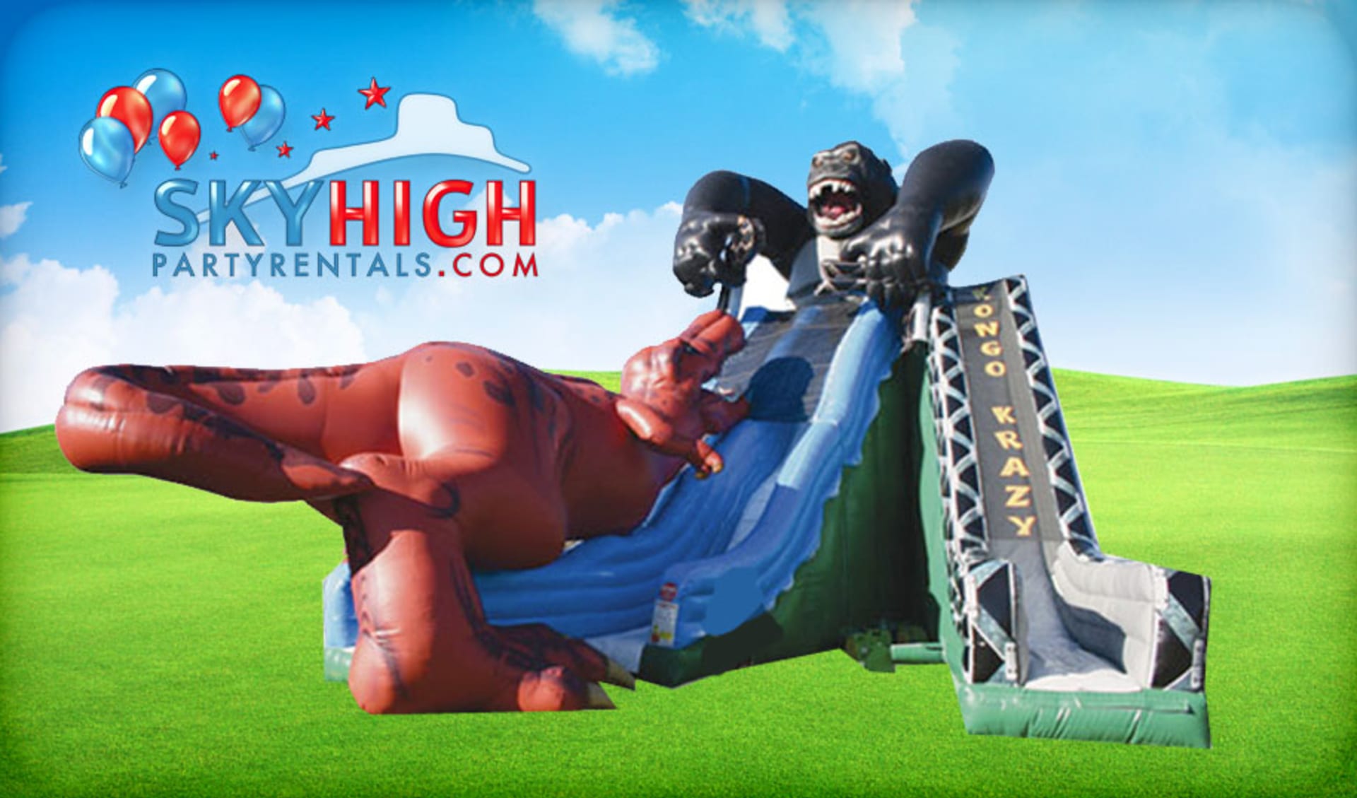 Kongo Crazy T-Rex Dual Slide Rental