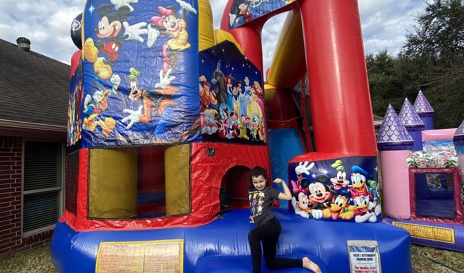 Disney World Themed Bounce House