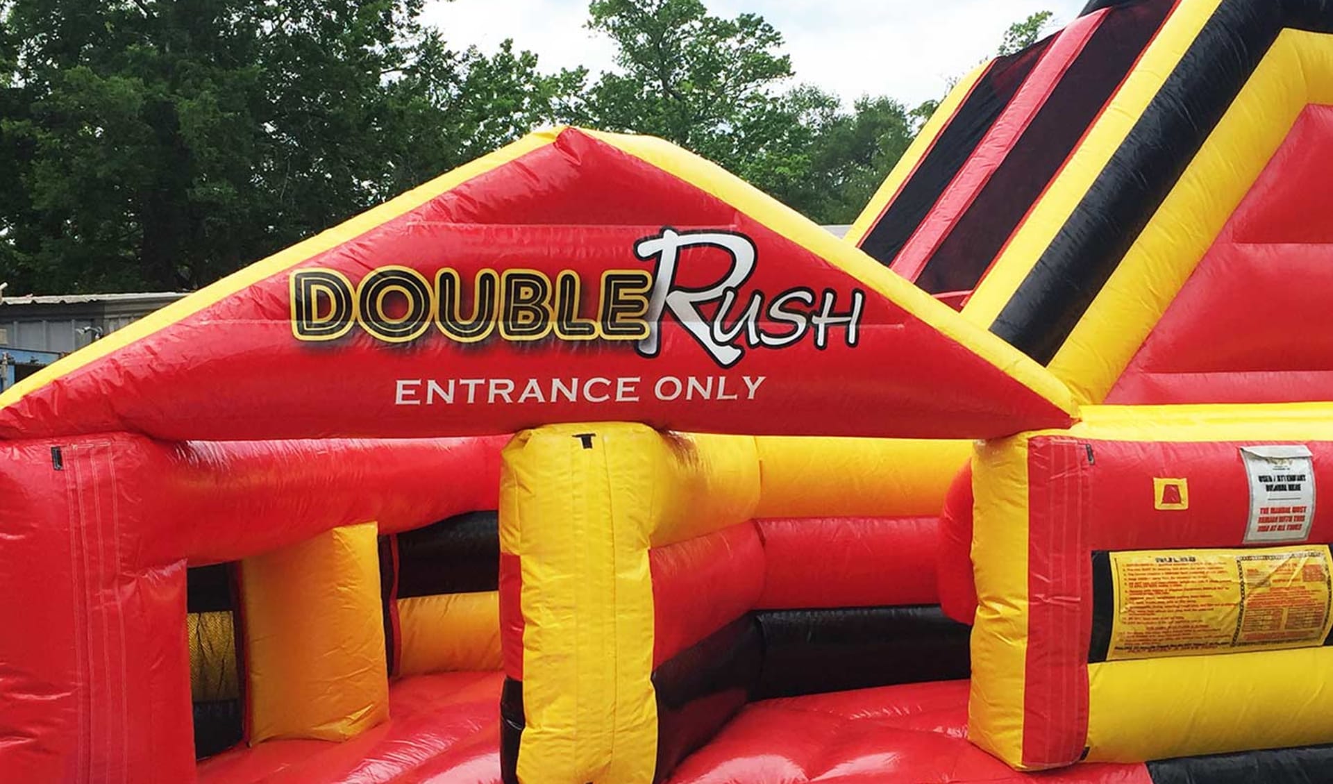 Double Rush Prom Inflatable Obstacle