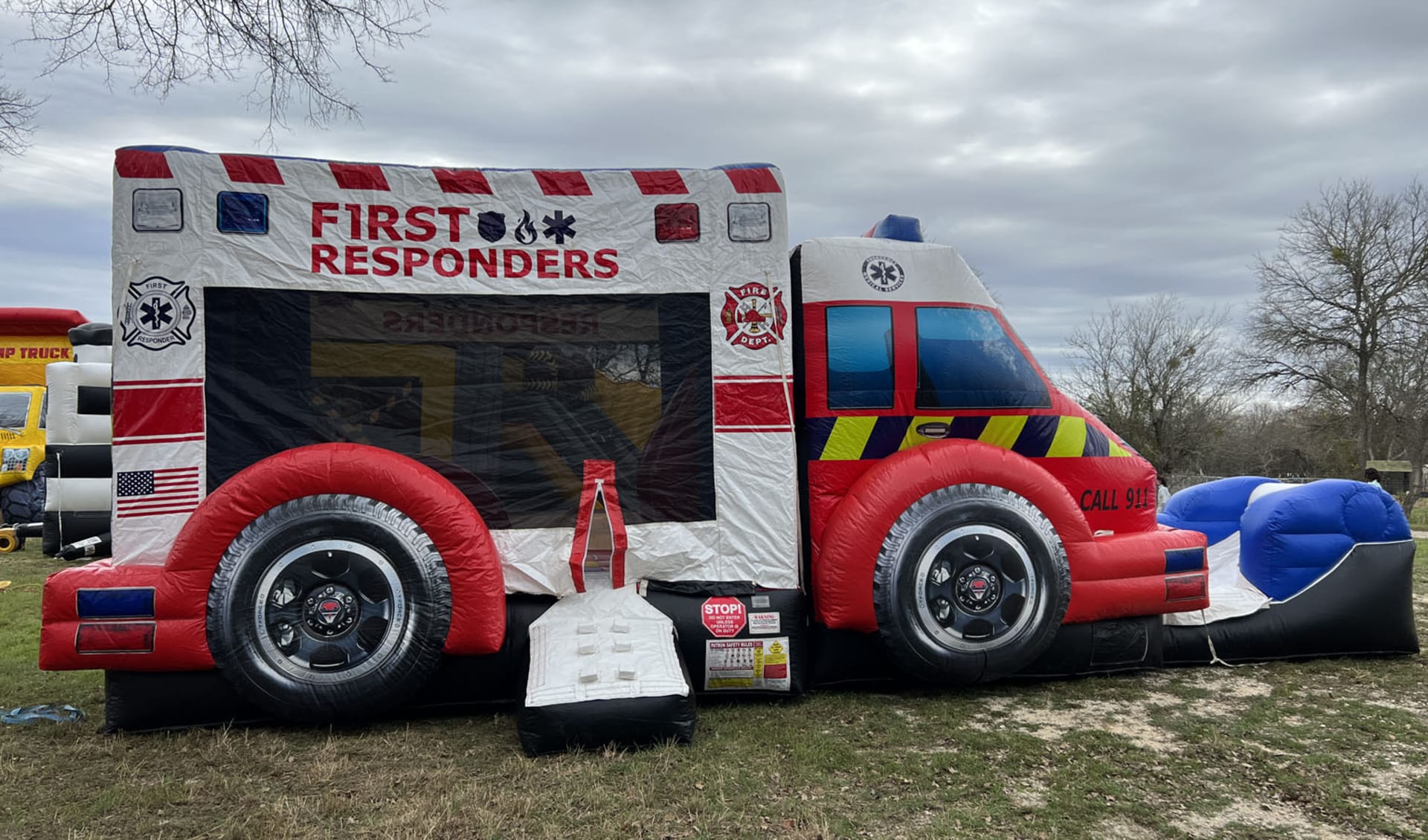 Ambulance Rescue Inflatable Moonwalk Rental