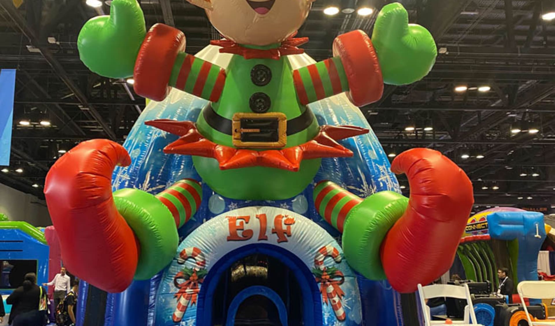 Elf Moonwalk Bounce Castle