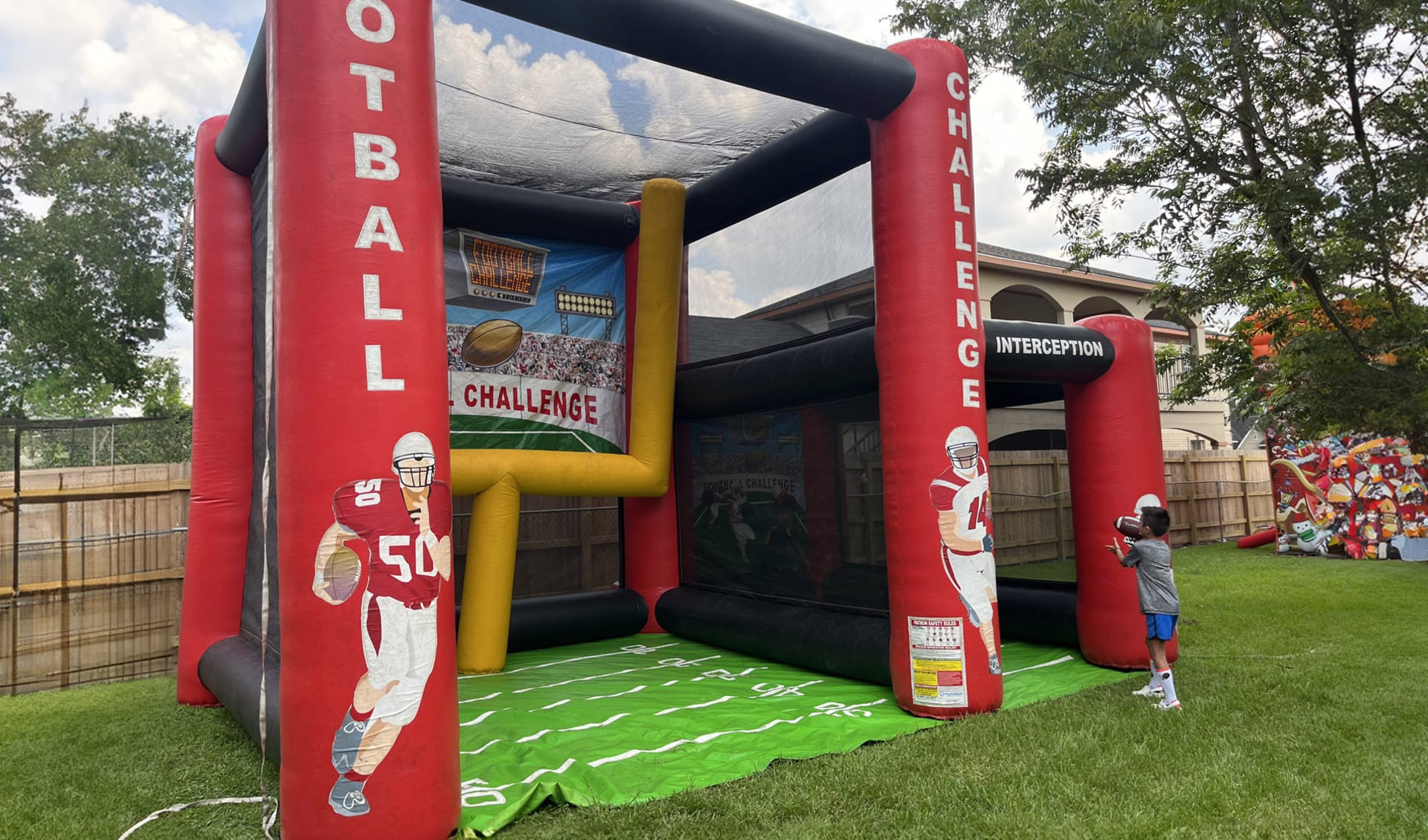 Football Field Goal Inflatable Game