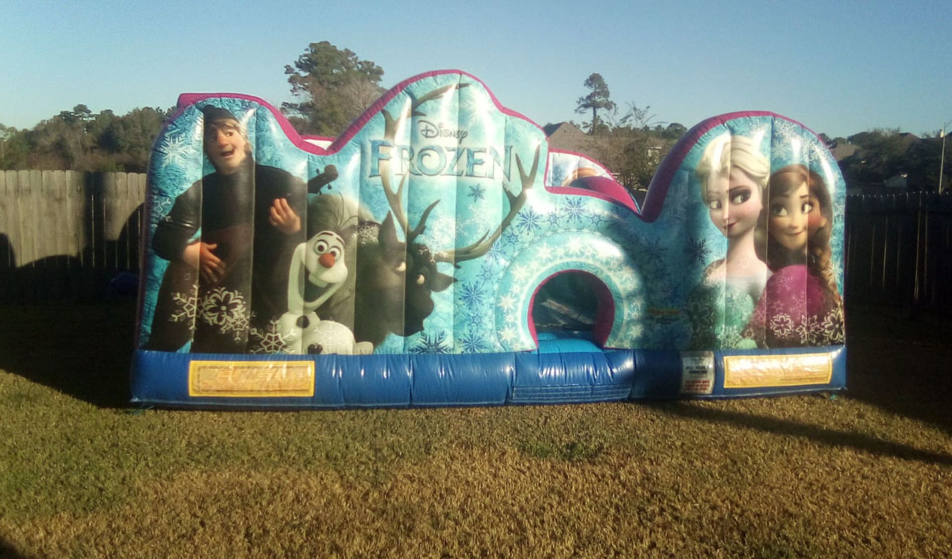 Frozen toddler town moonwalk