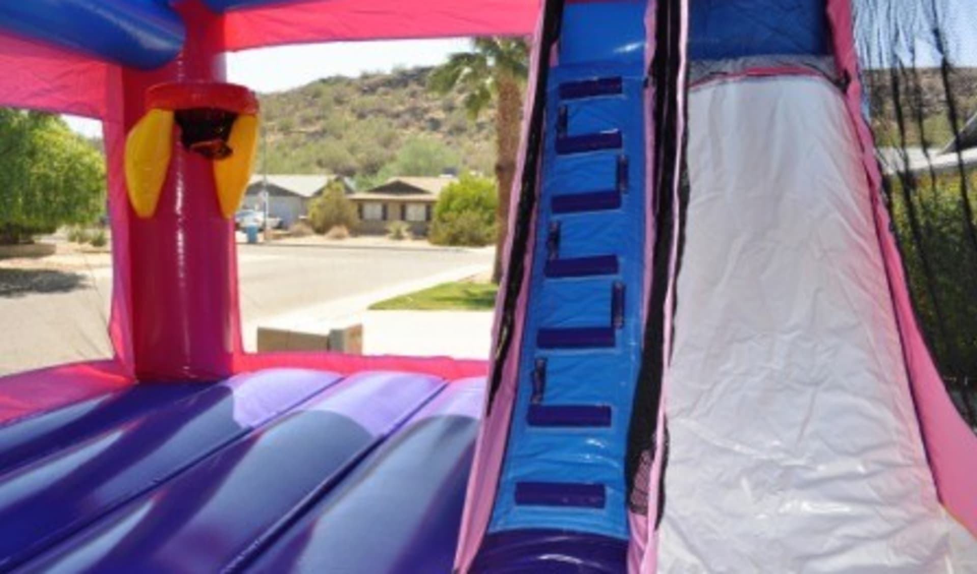 Inside Inflatable Frozen slide