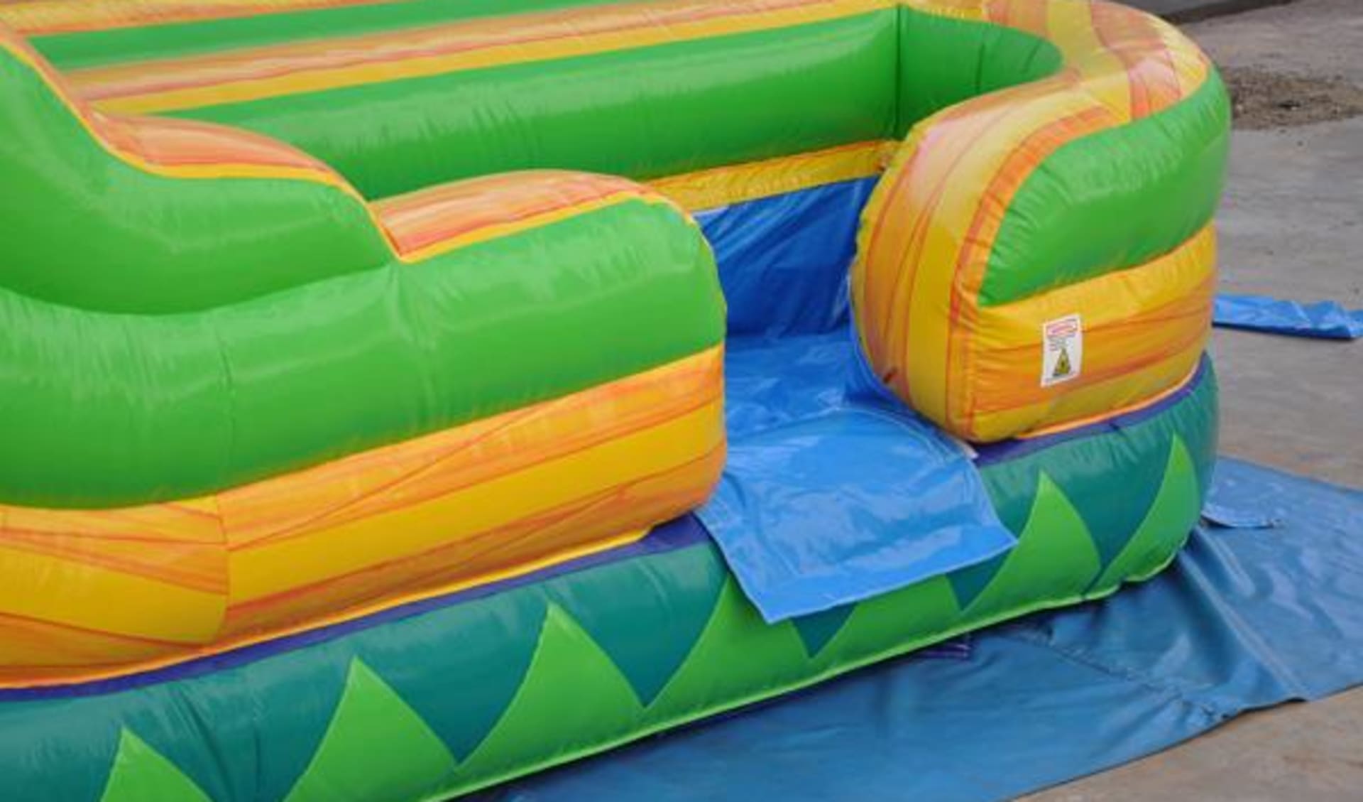 18ft Huge Double Lane Palm Tree Water Slide for hire