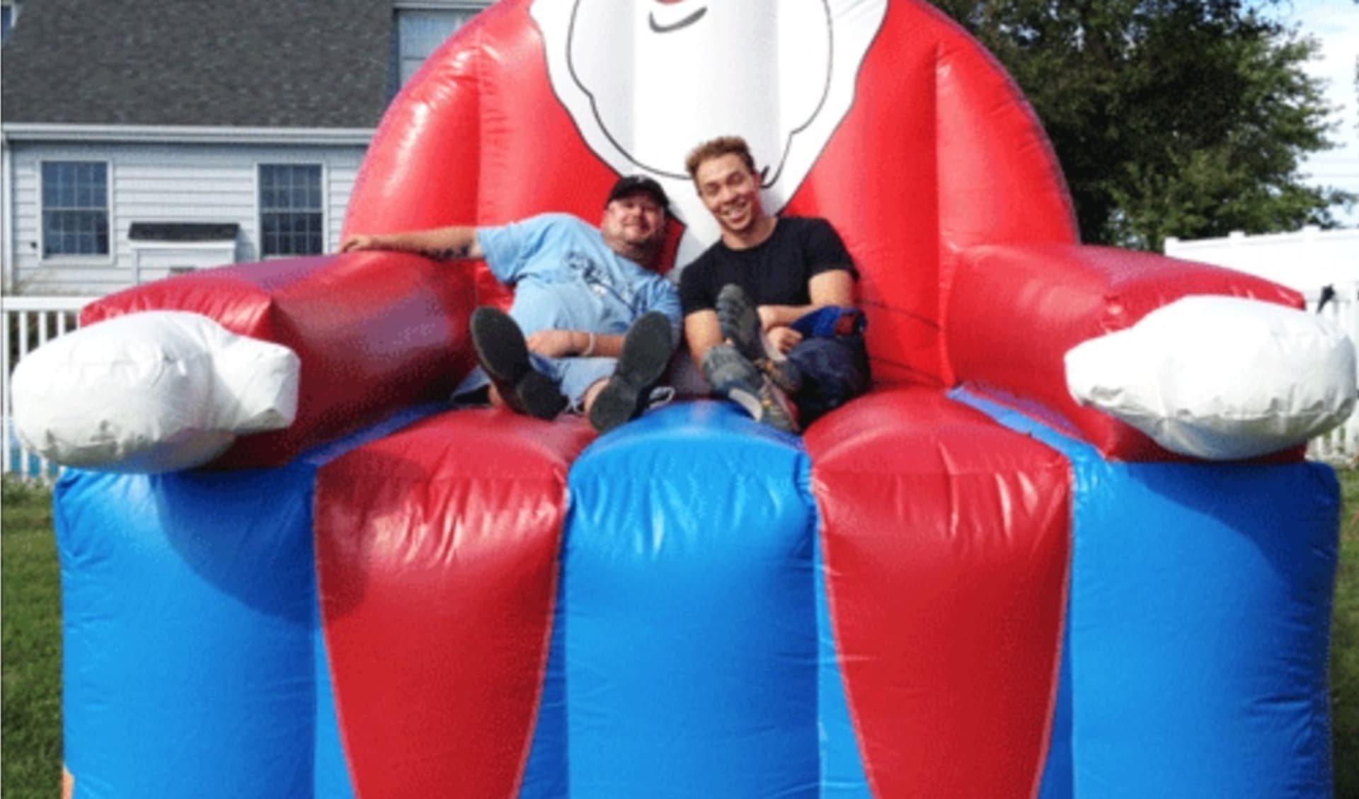 Giant Inflatable Santa Claus Chair Houston