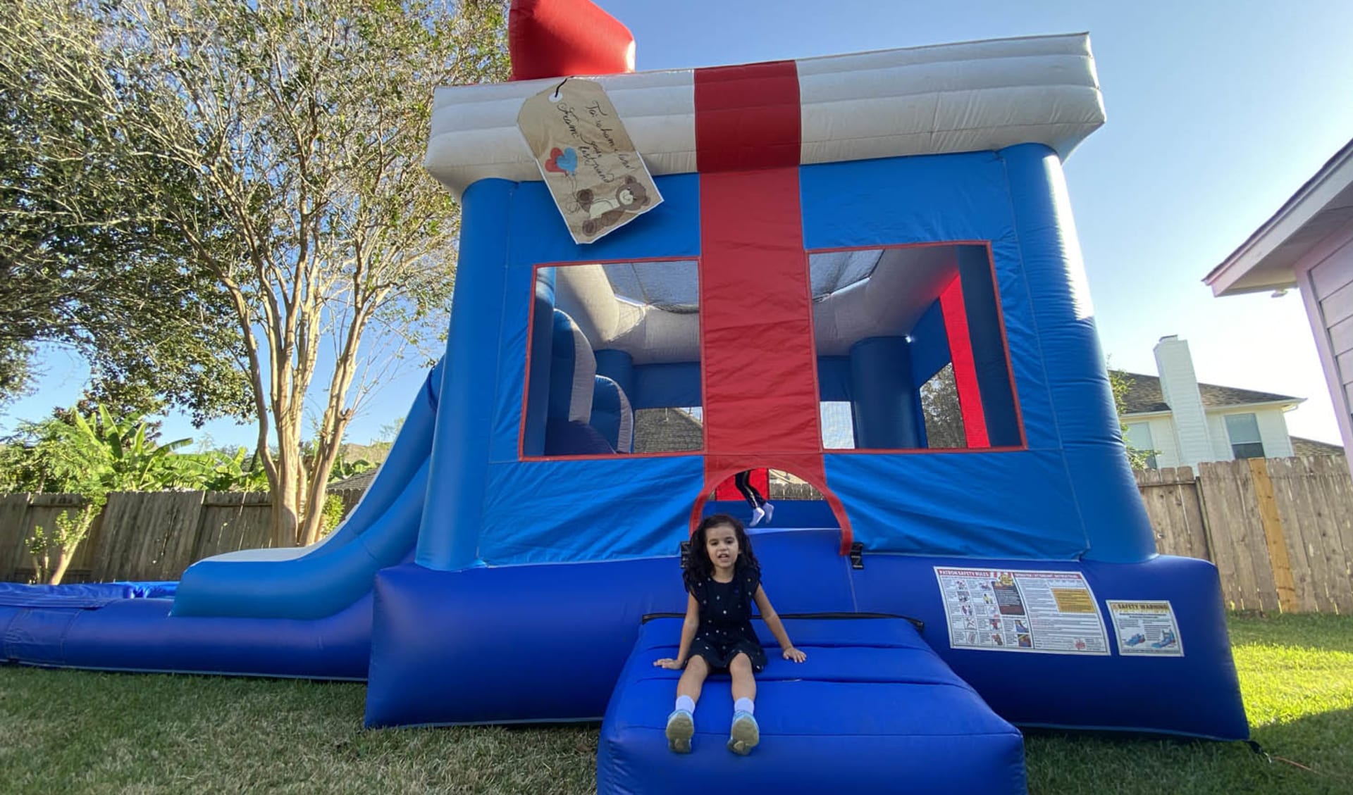 Gift Shaped bouncy castle