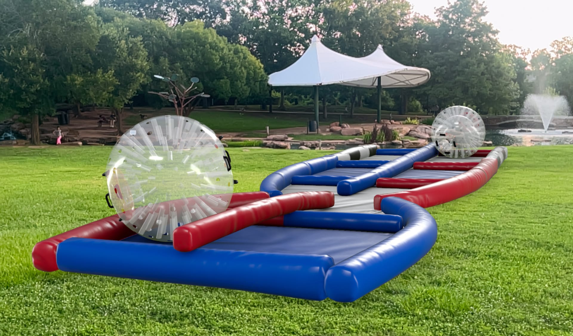 Hamster Ball Collision Course Front