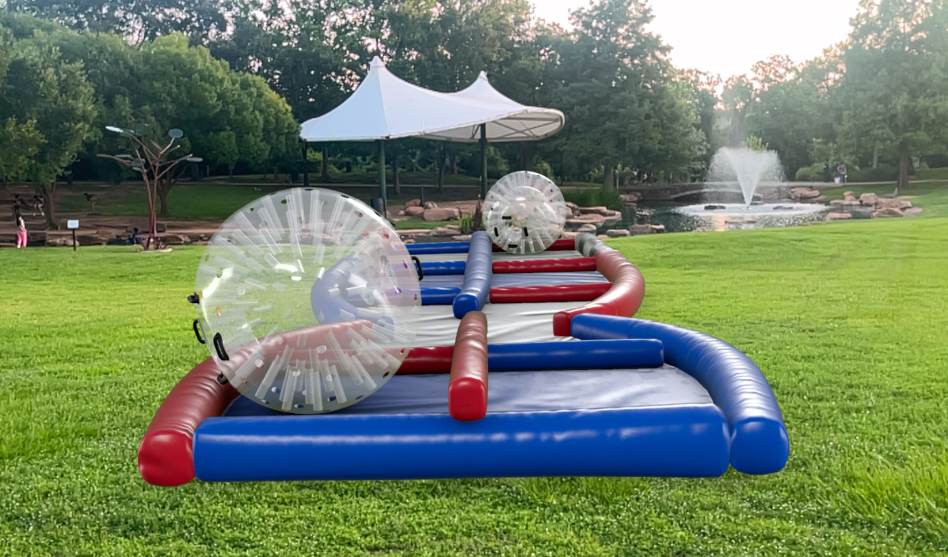 Hamster Ball Collision Course Party Rental