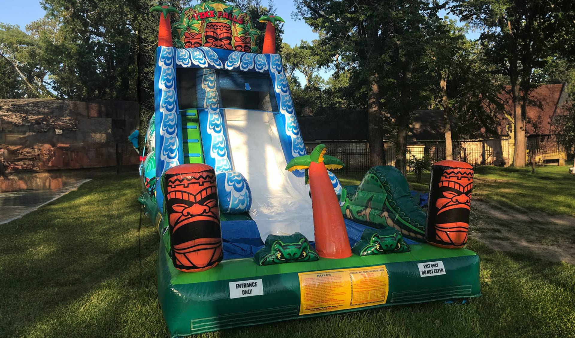 Rent a Hawaiian Themed Water Slide 