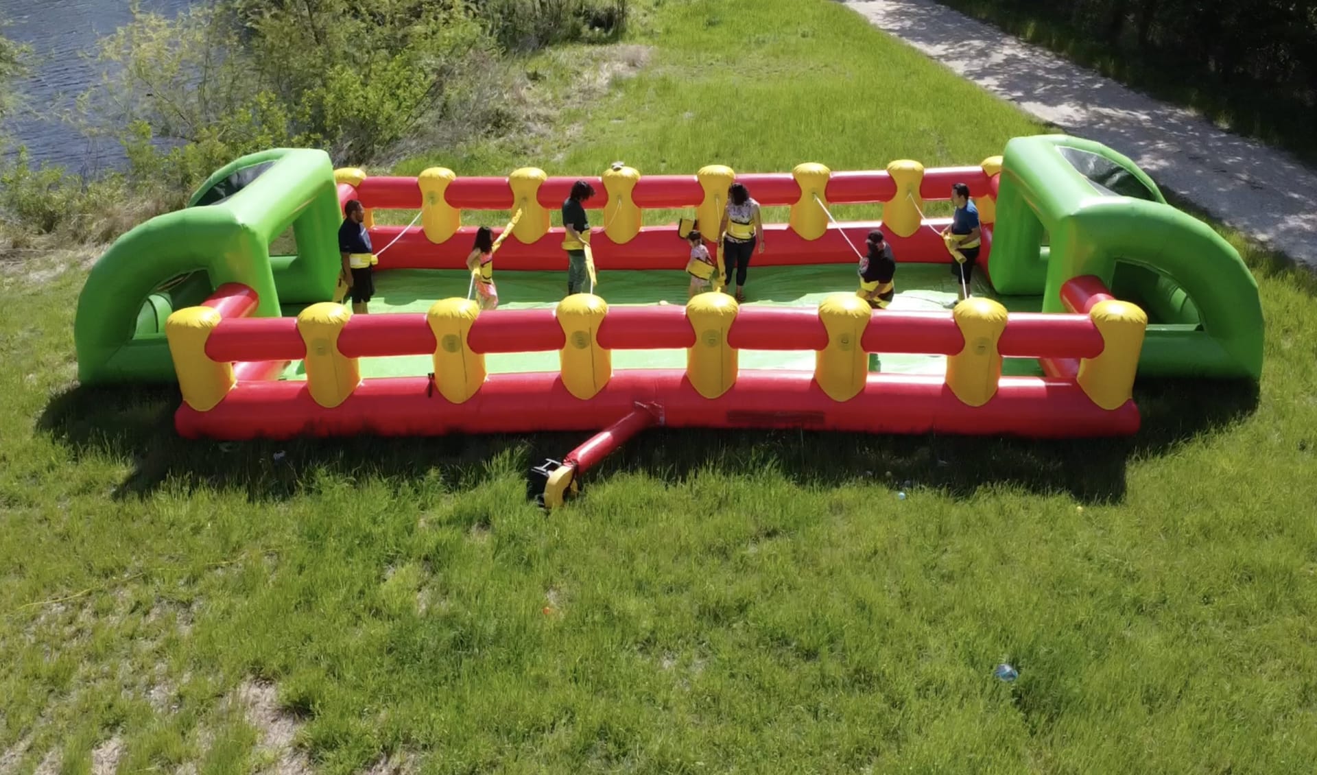 Interactive Inflatables Human Foosball