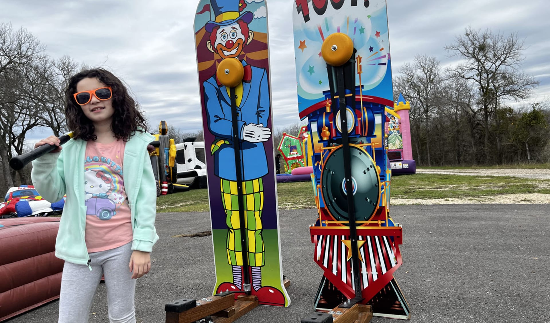 Train Kiddie High Striker Rental