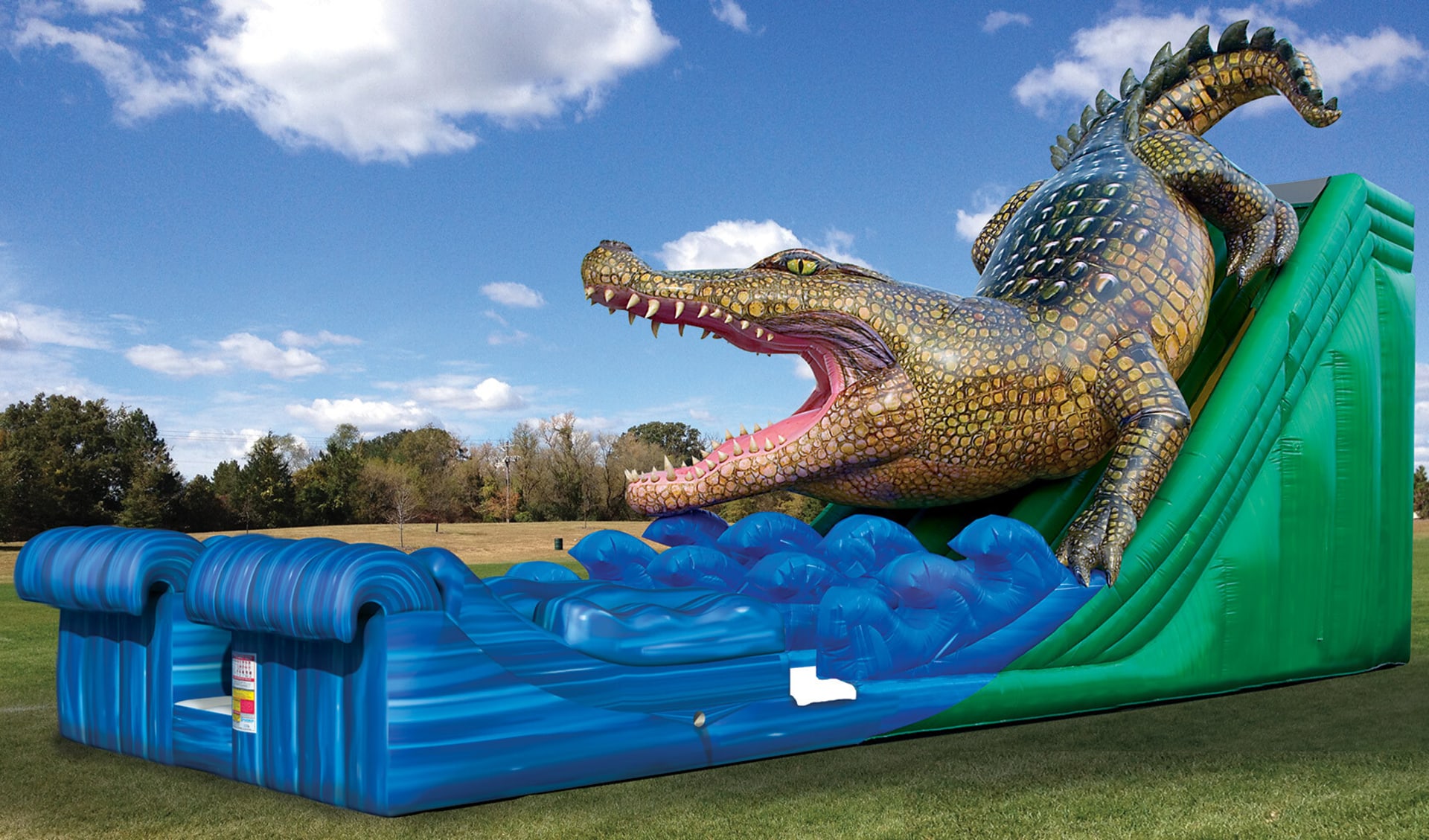 King Croc Wet/Dry Slide Water Slide