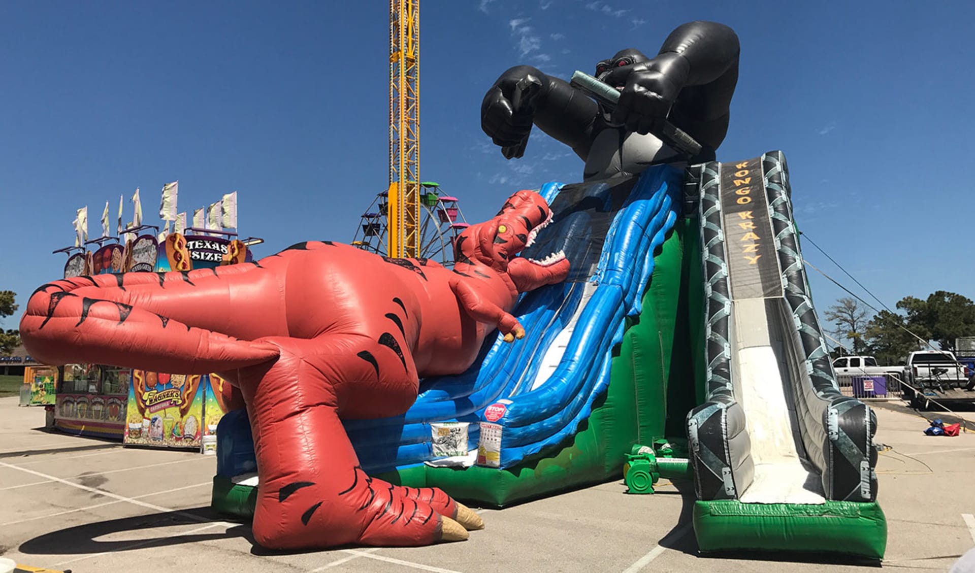King Kong T-Rex Slide Rentals Houston