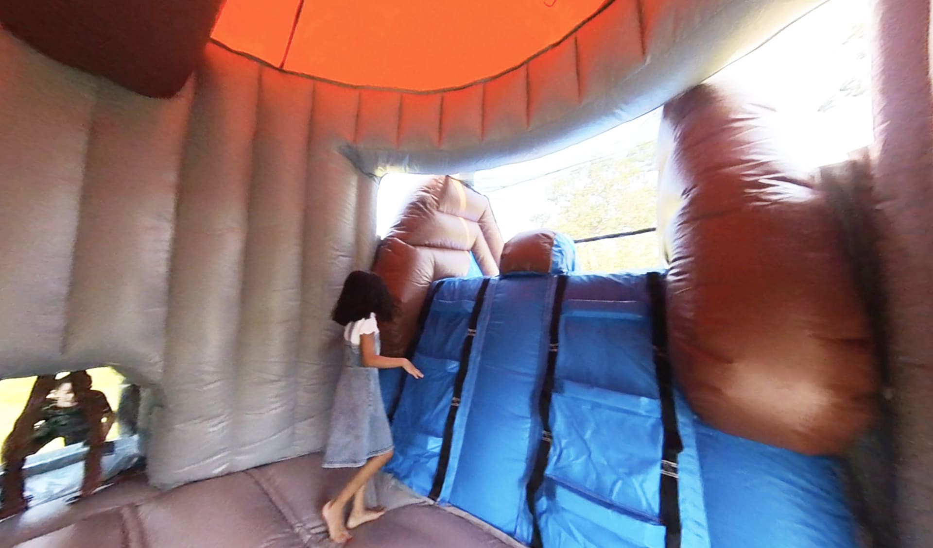 Inside Knights and Dragons Bounce House