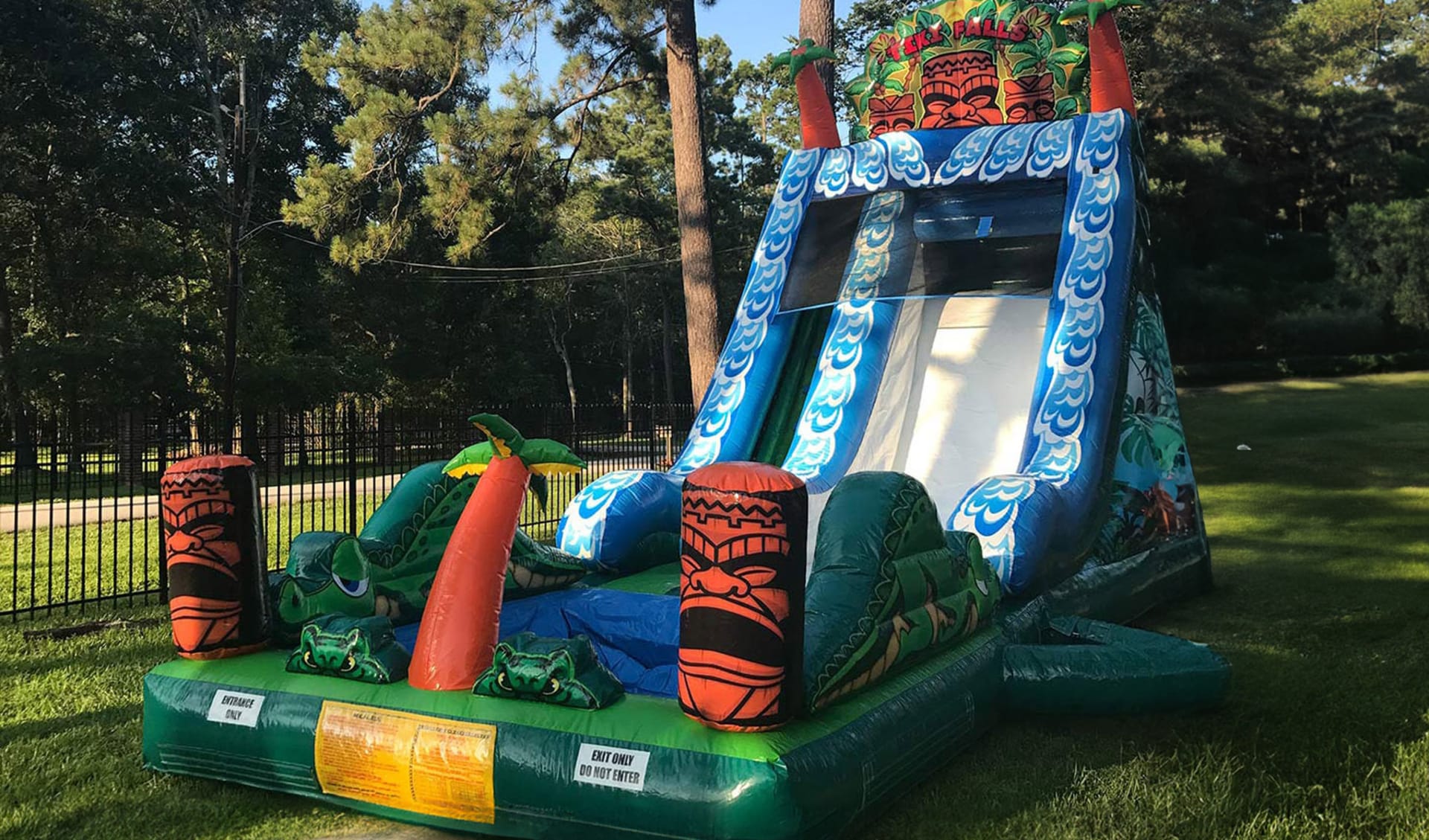 Tiki Falls Water Slide for Rent