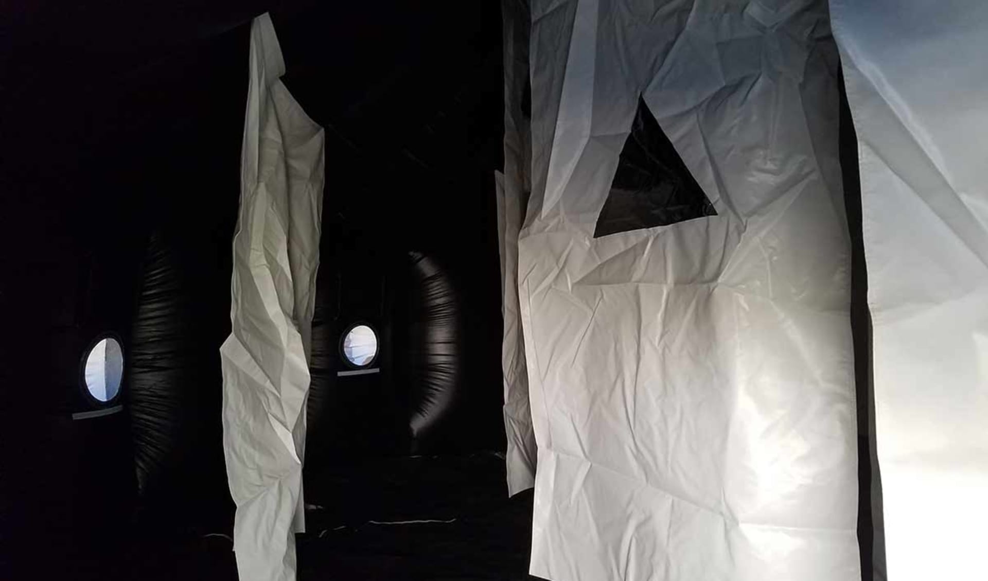 Inside Laser Tag Arena