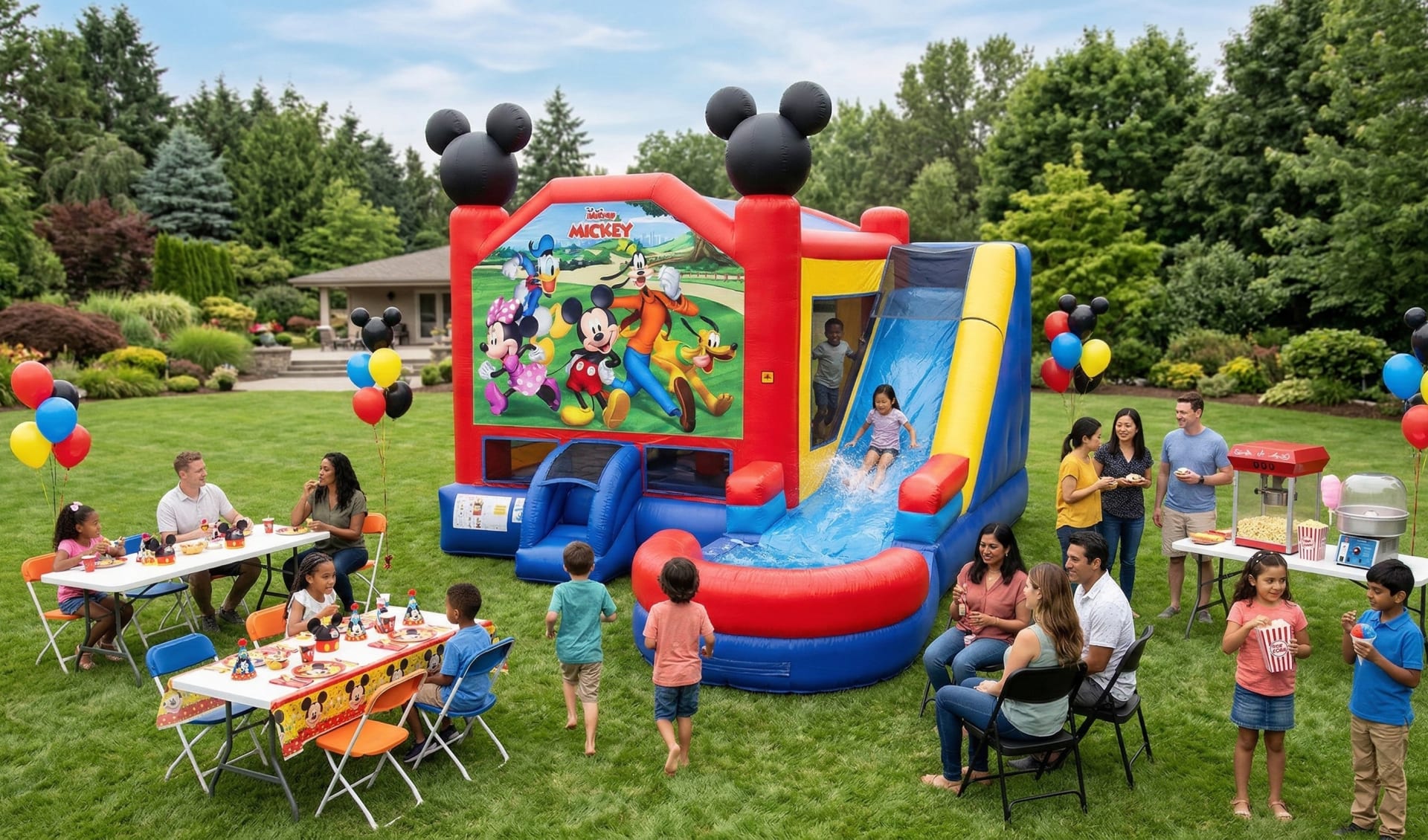 Mickey 6in1 Bounce House Rentals