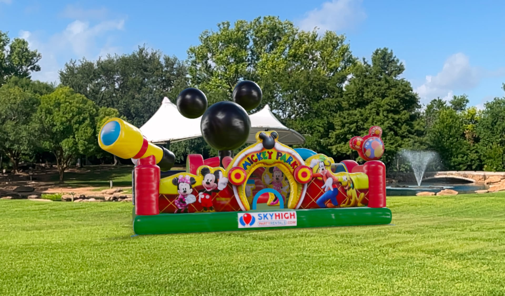 Mickey Mouse Clubhouse Soft Play Toddler Bounce House